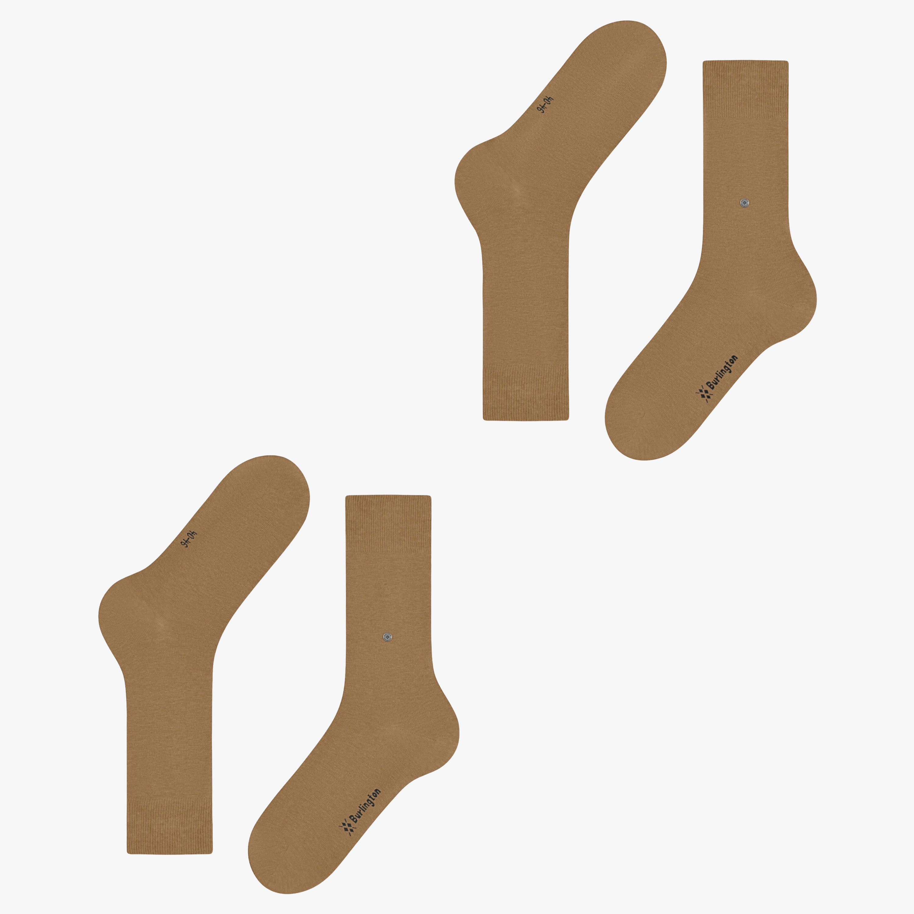 Burlington Everyday 2 Pack Socks - Brown Sugar