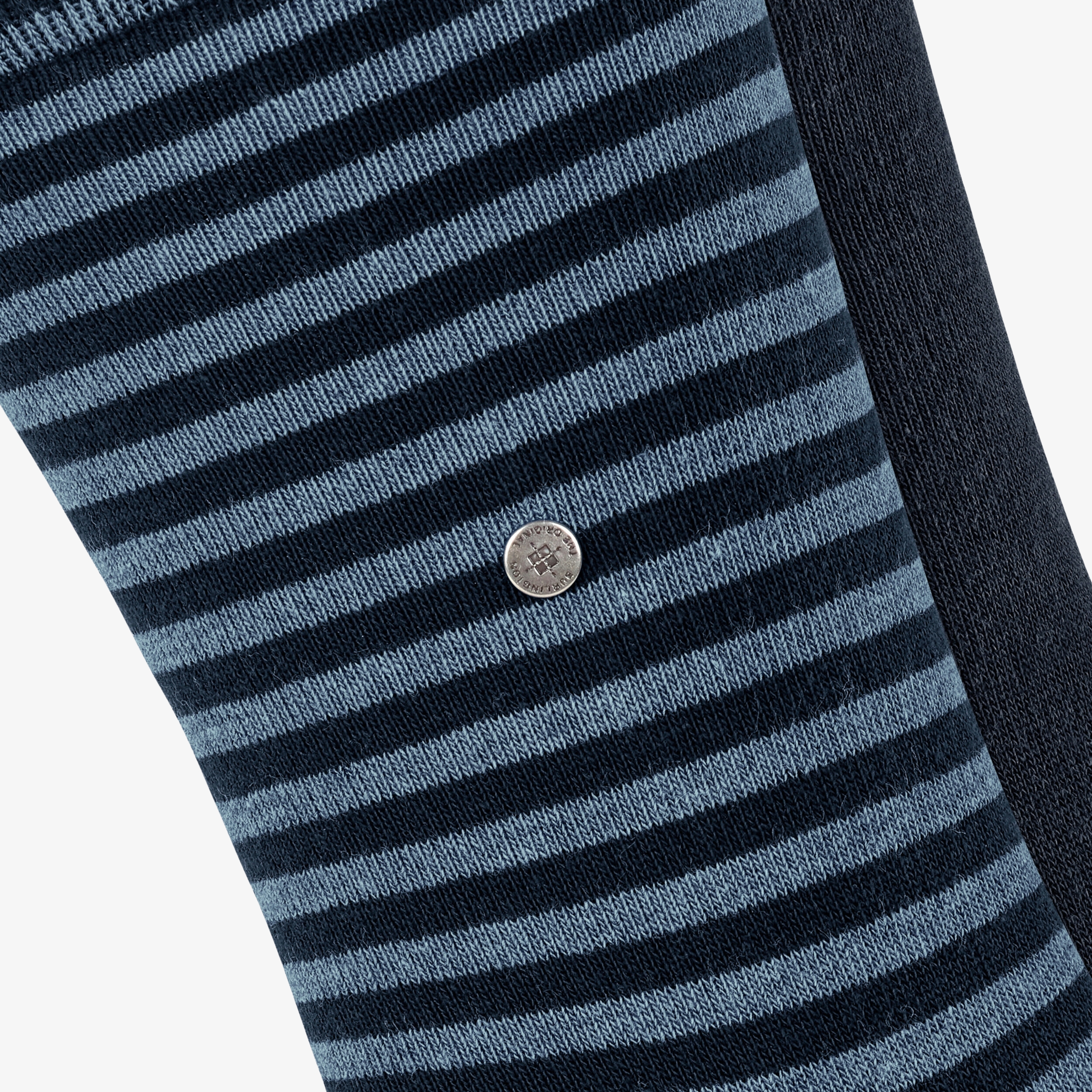 Burlington Everyday Stripe 2 Pack Socks - Marine