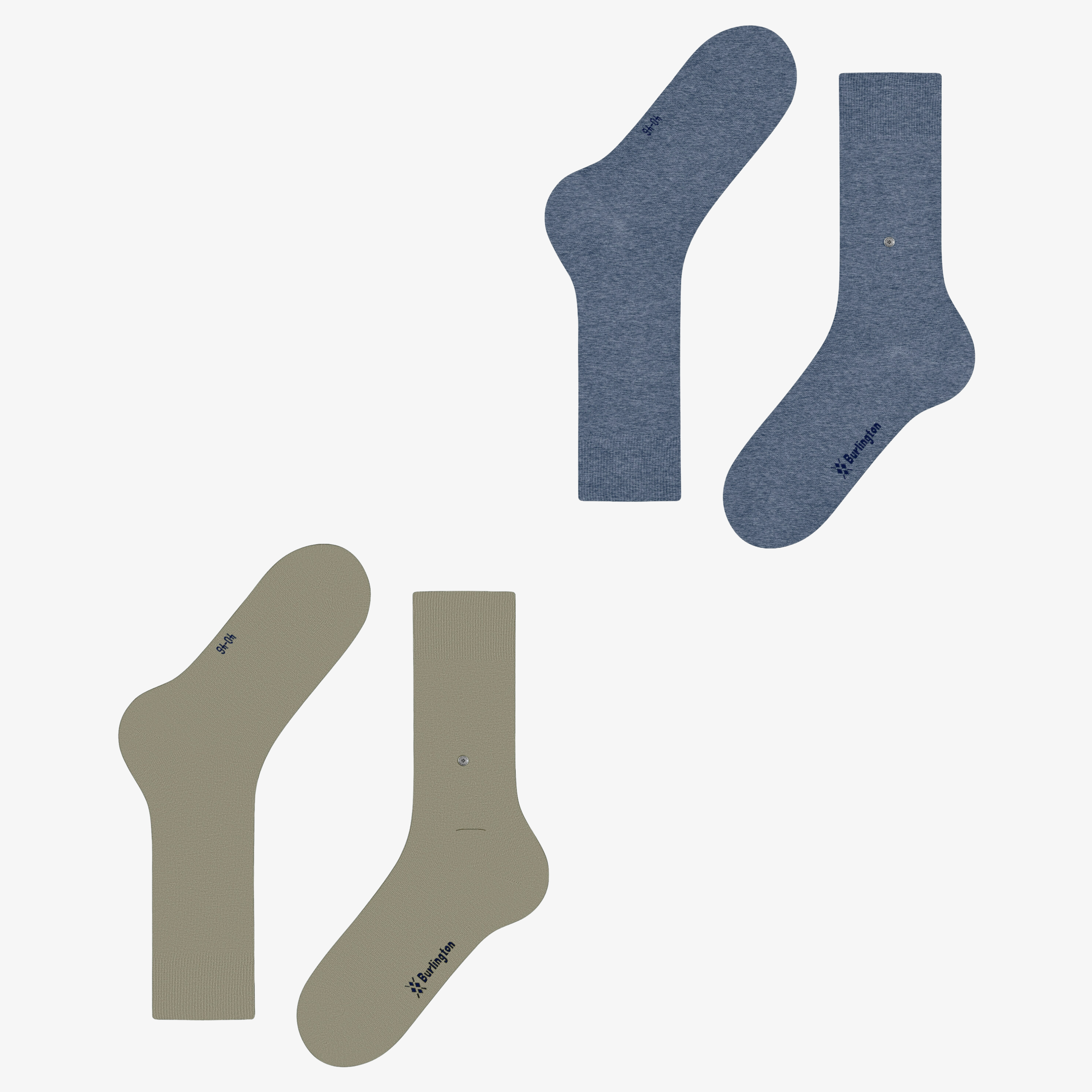 Burlington Everyday 2 Pack Socks - Blue