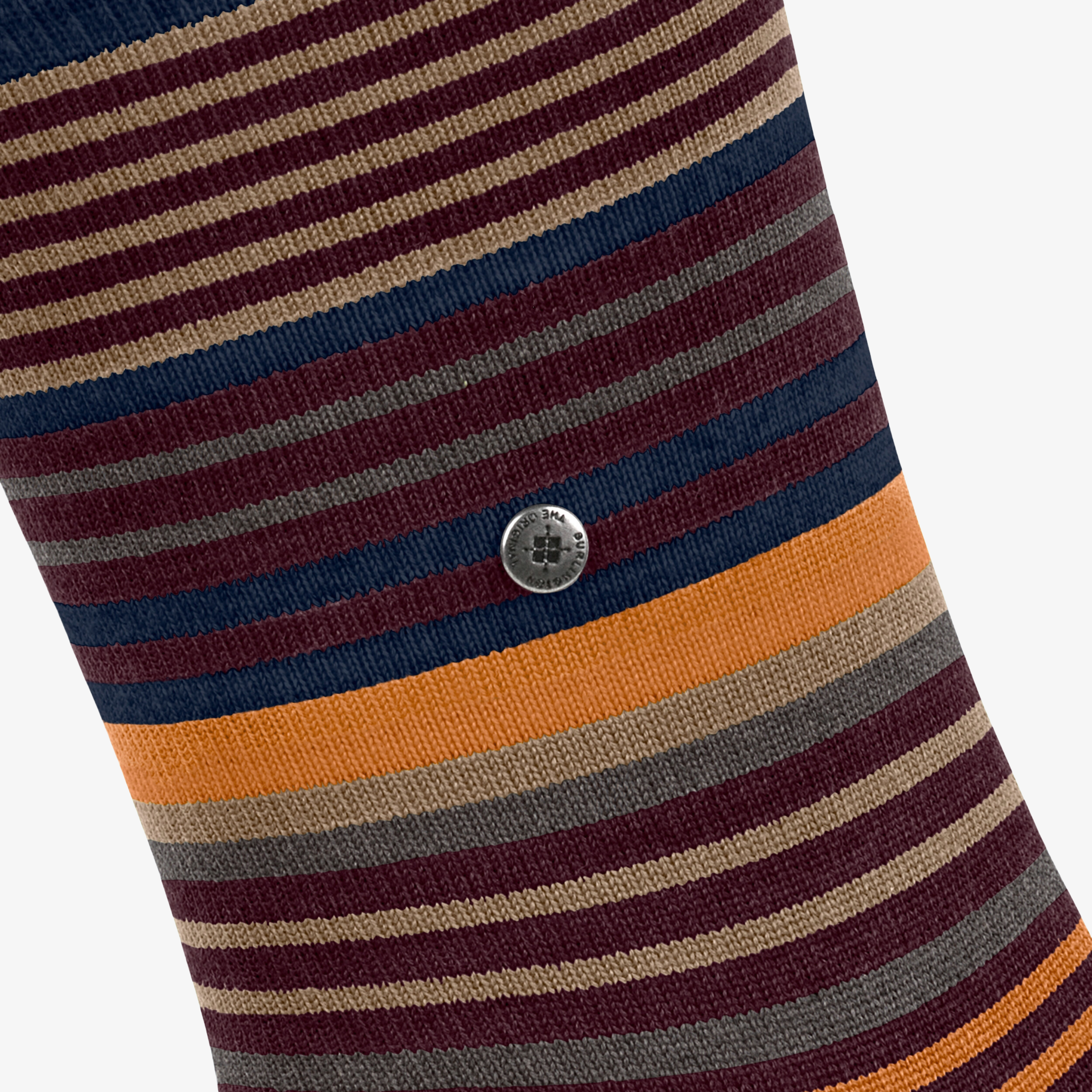 Burlington Stripe Socks - Henna