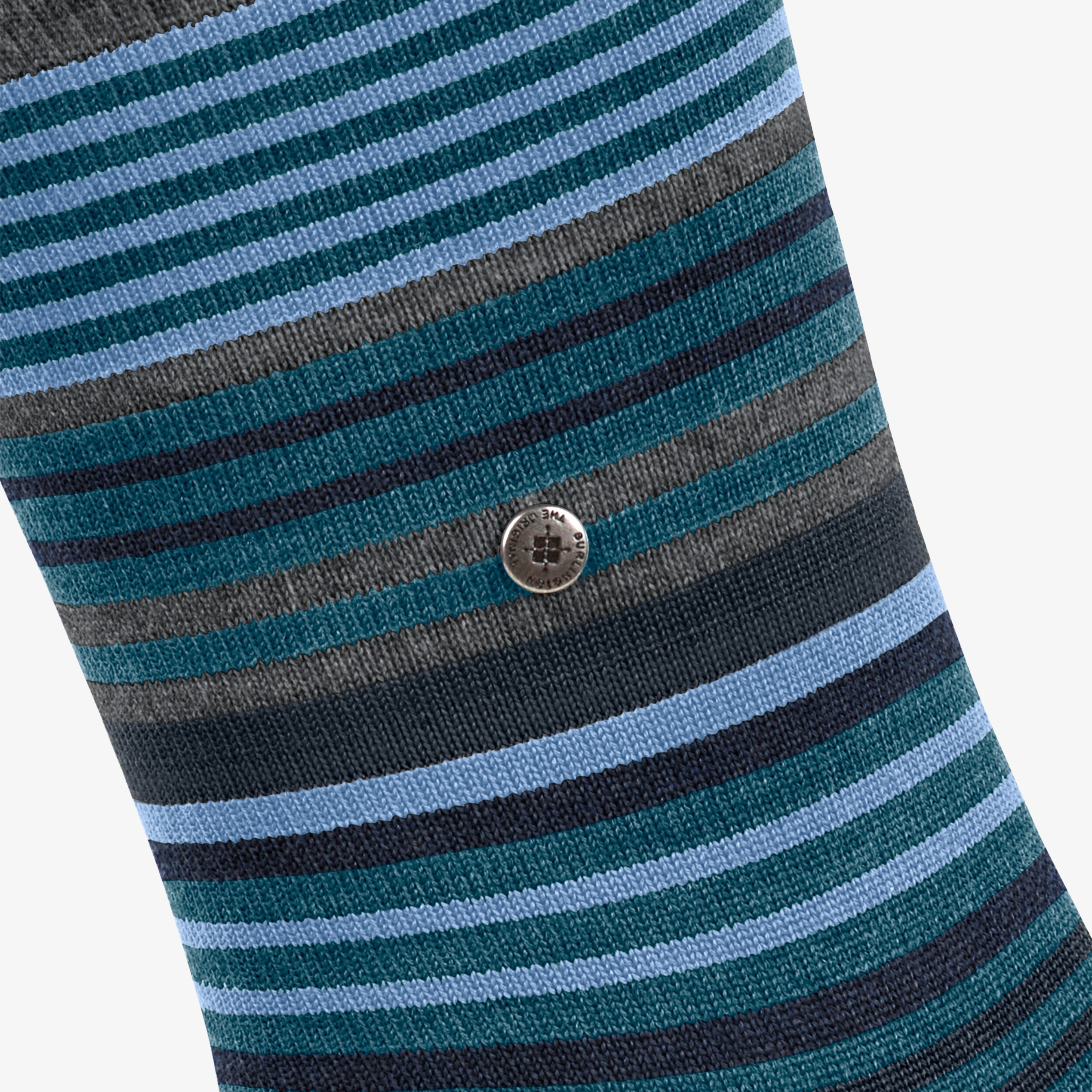 Burlington Stripe Socks - Lagoon