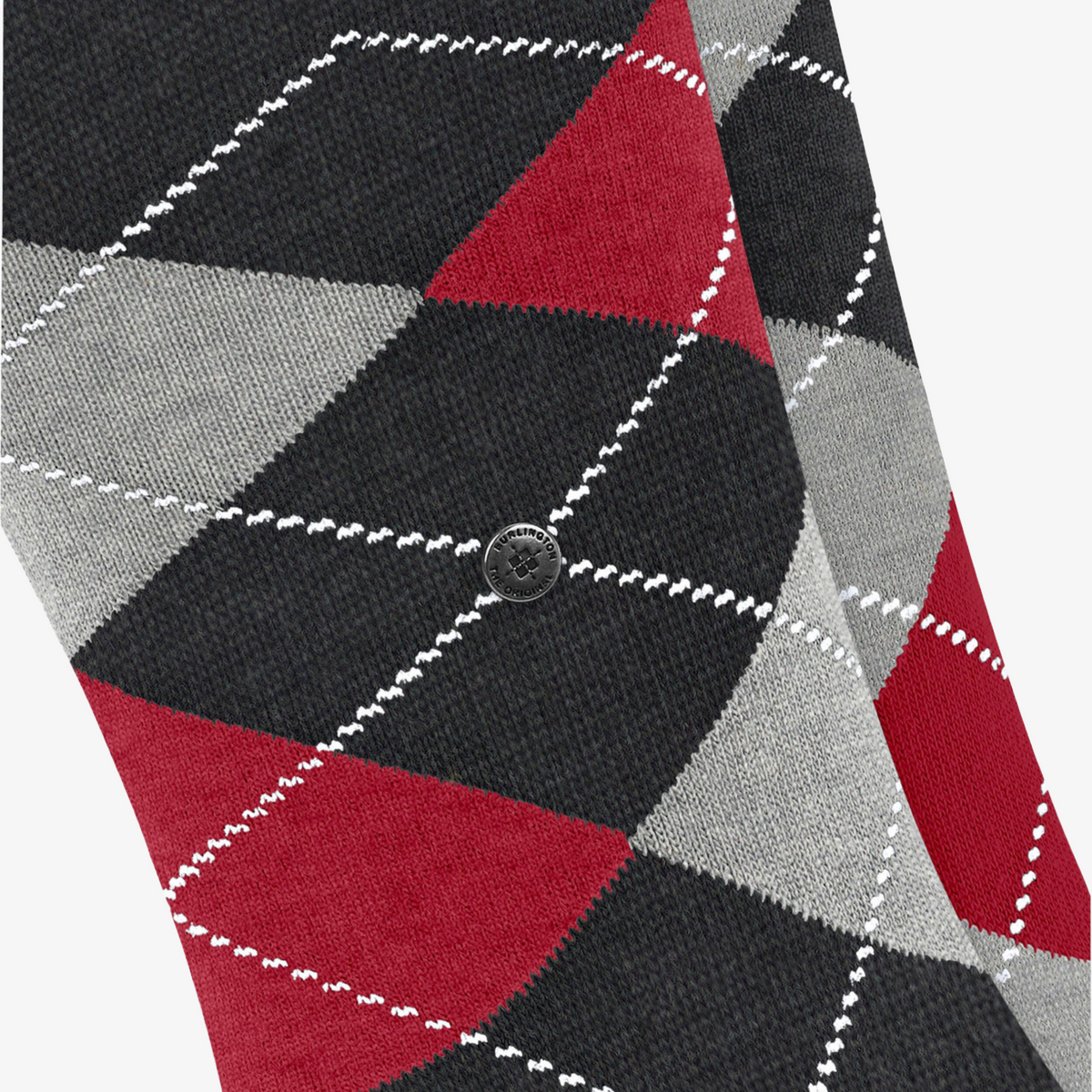 Burlington Everyday Argyle 2 Pack Socks - Oil Melange