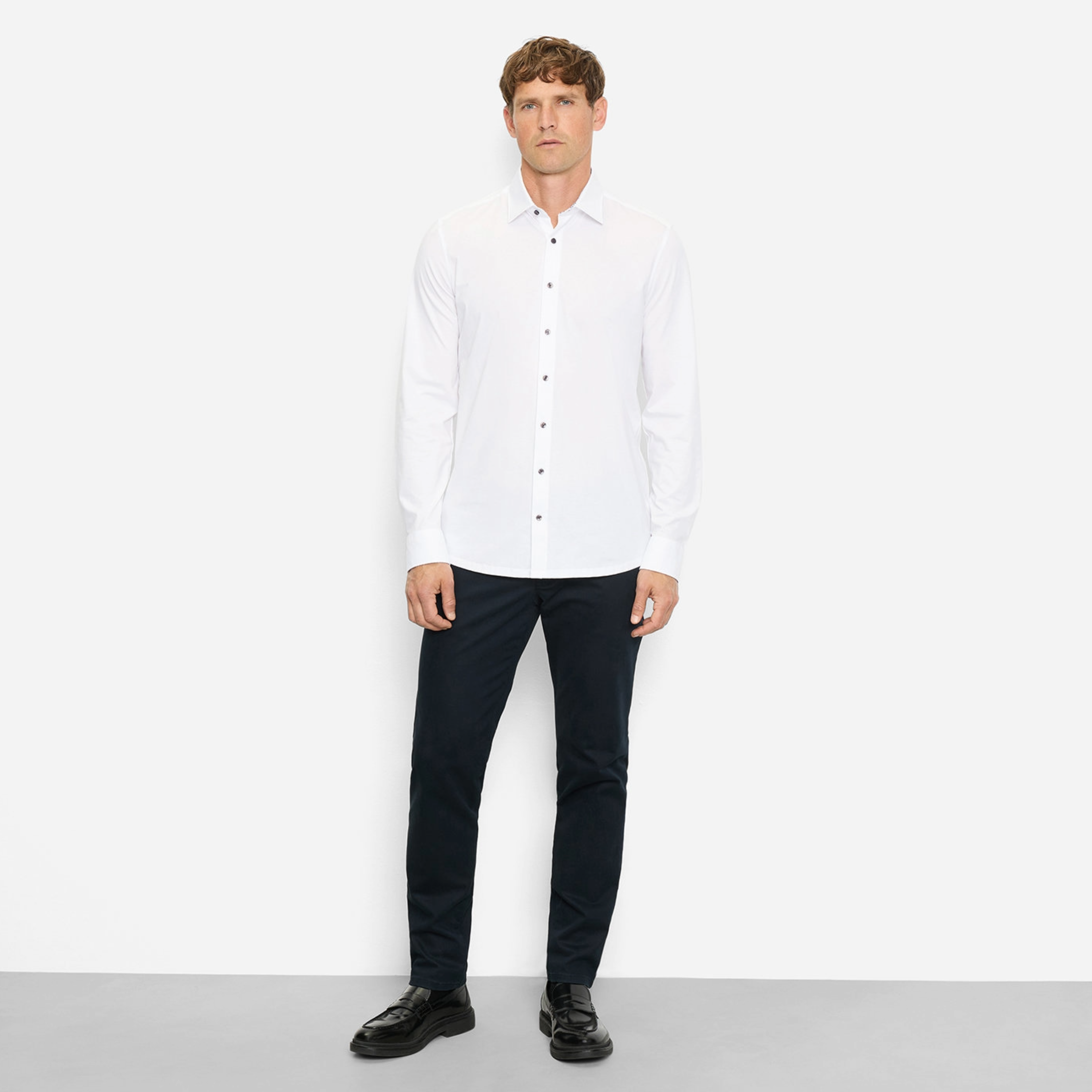 Olymp 24/7 Level 5 Jersey Shirt - White