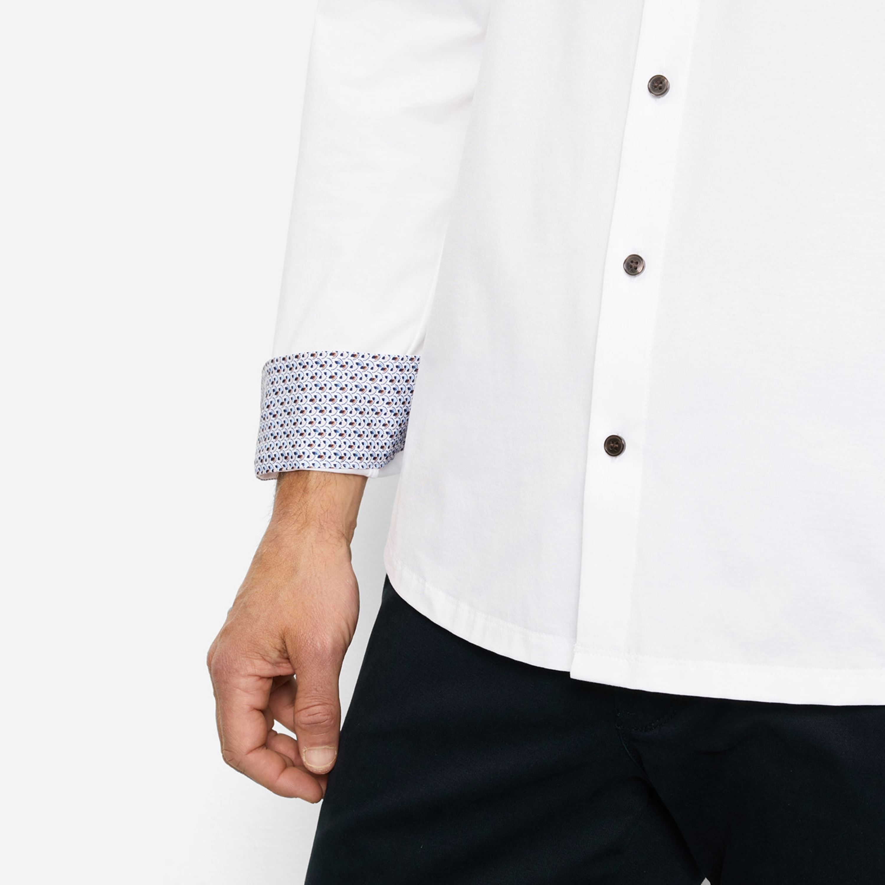 Olymp 24/7 Level 5 Jersey Shirt - White