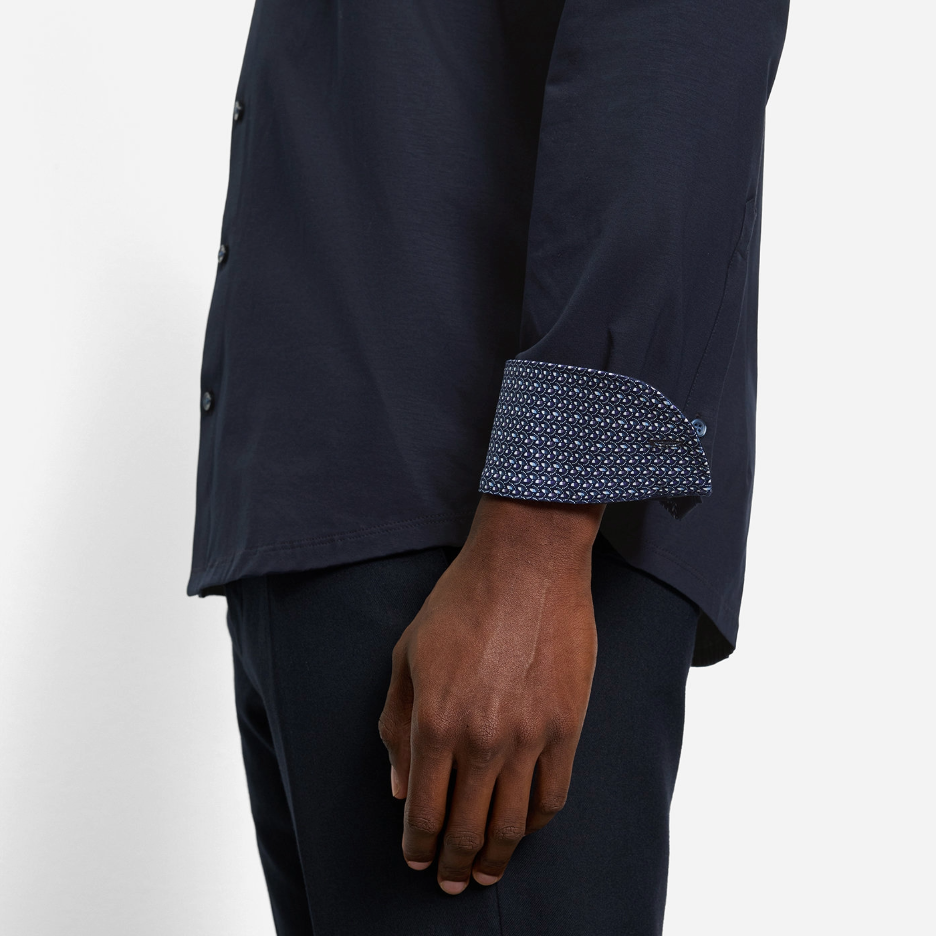 Olymp 24/7 Level 5 Jersey Shirt - Navy
