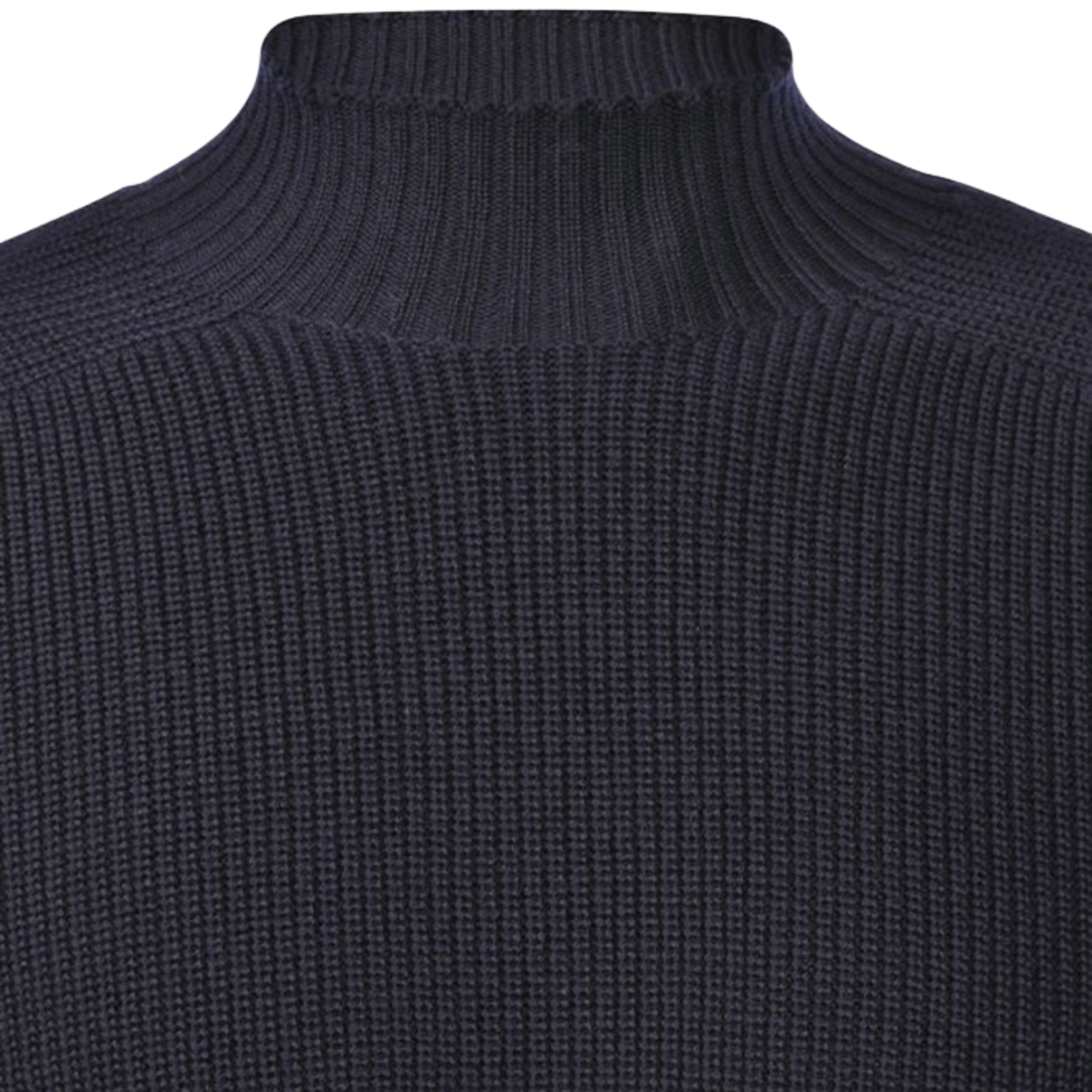 Gran Sasso Turtle Neck Jumper - Dark Blue