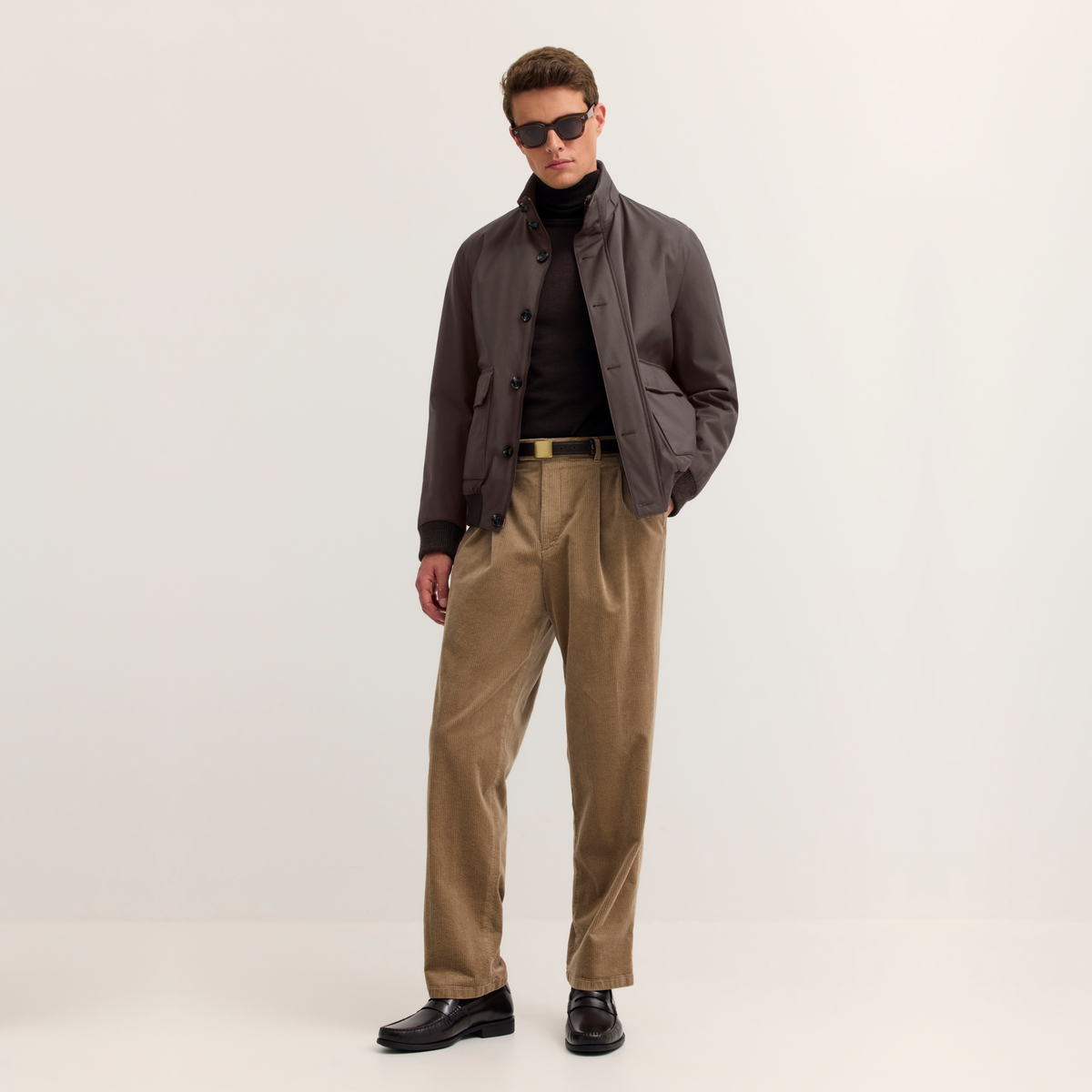 Bugatti Blouson Jacket - Chocolate
