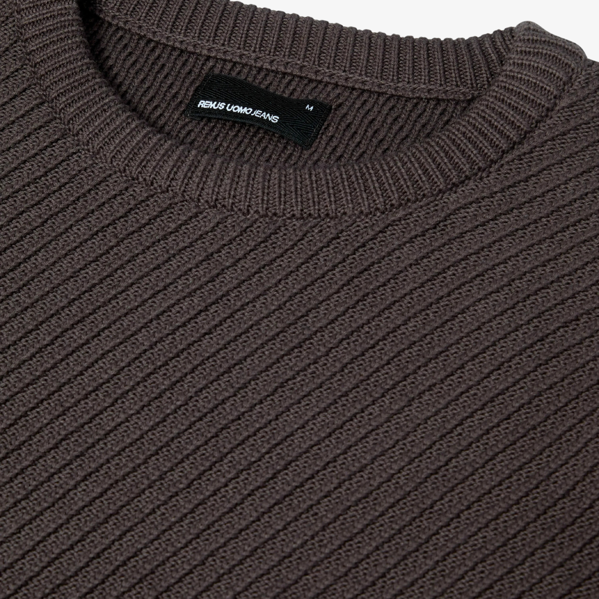 Remus Cotton Interest Fabric Jumper - Brown