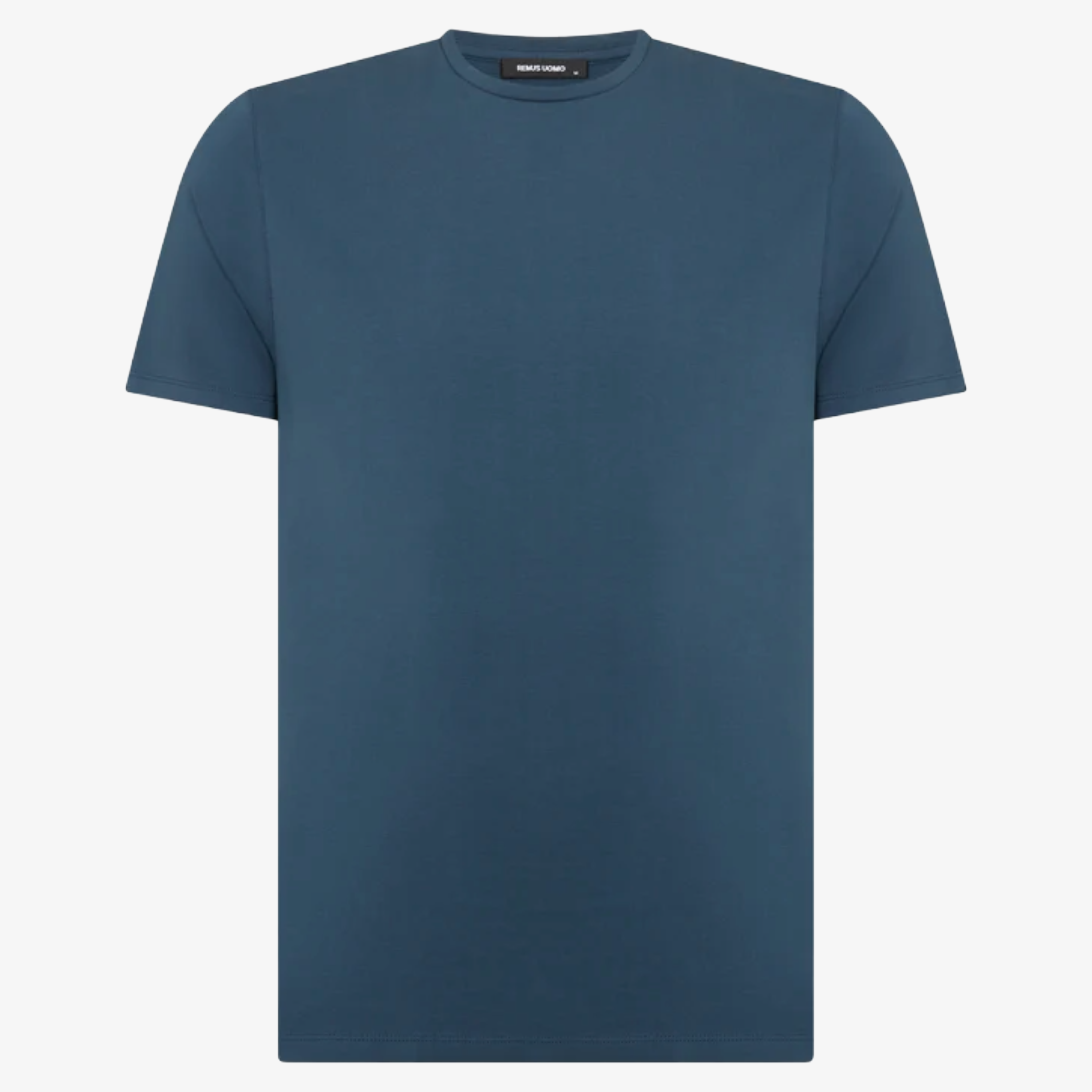 Remus Tapered Fit Cotton-Stretch T Shirt - Blue