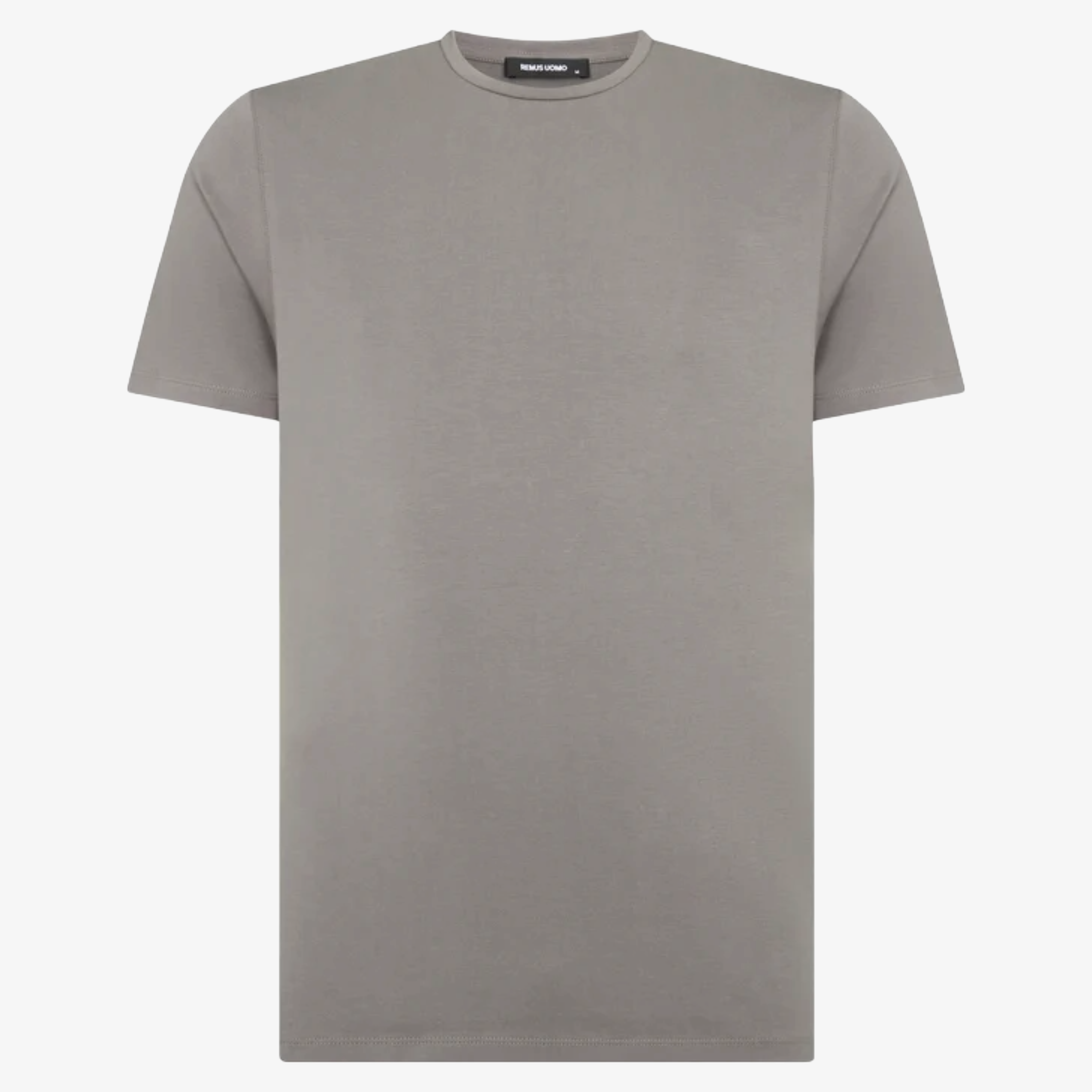 Remus Tapered Fit Cotton-Stretch T Shirt - Grey