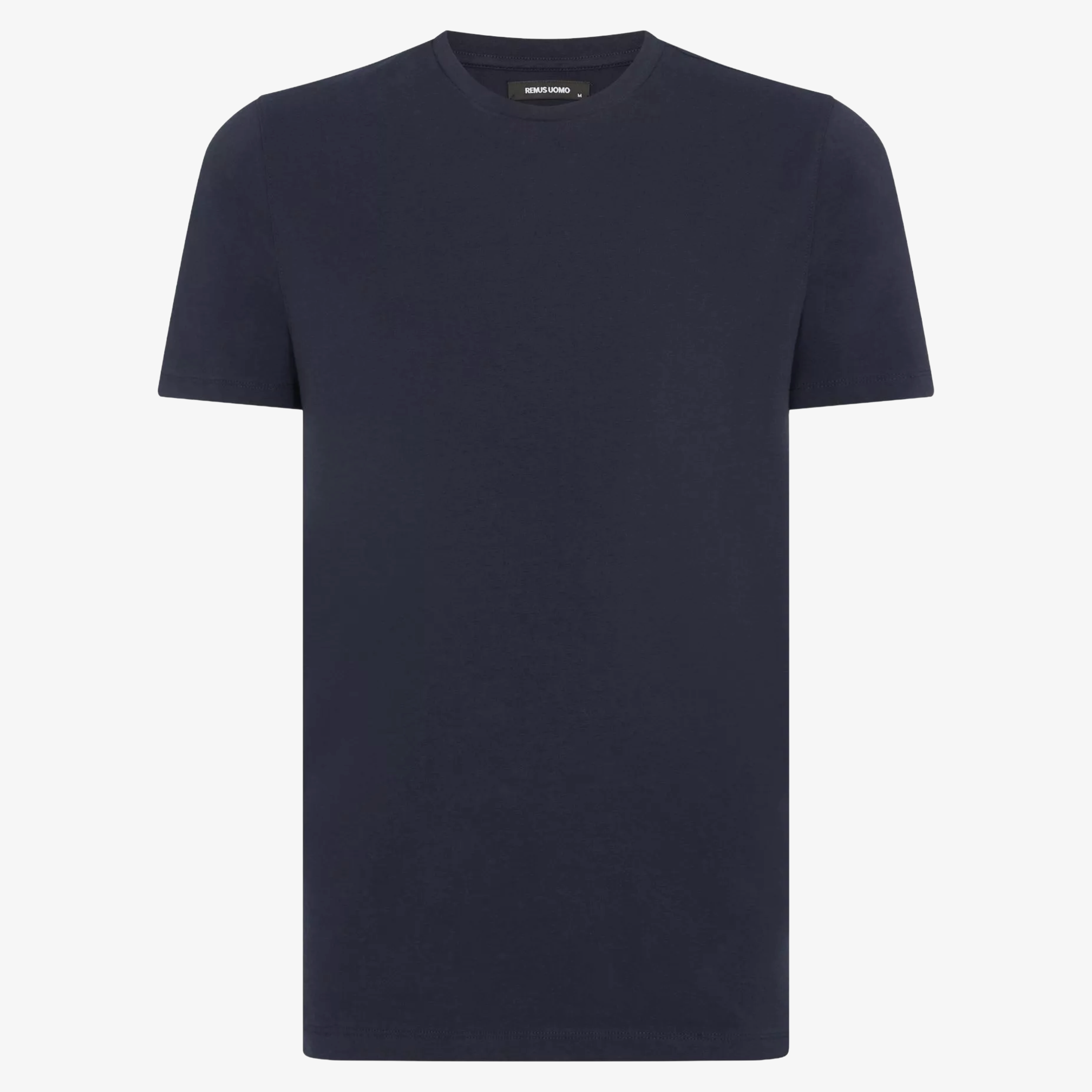 Remus Tapered Fit Cotton-Stretch T Shirt - Navy