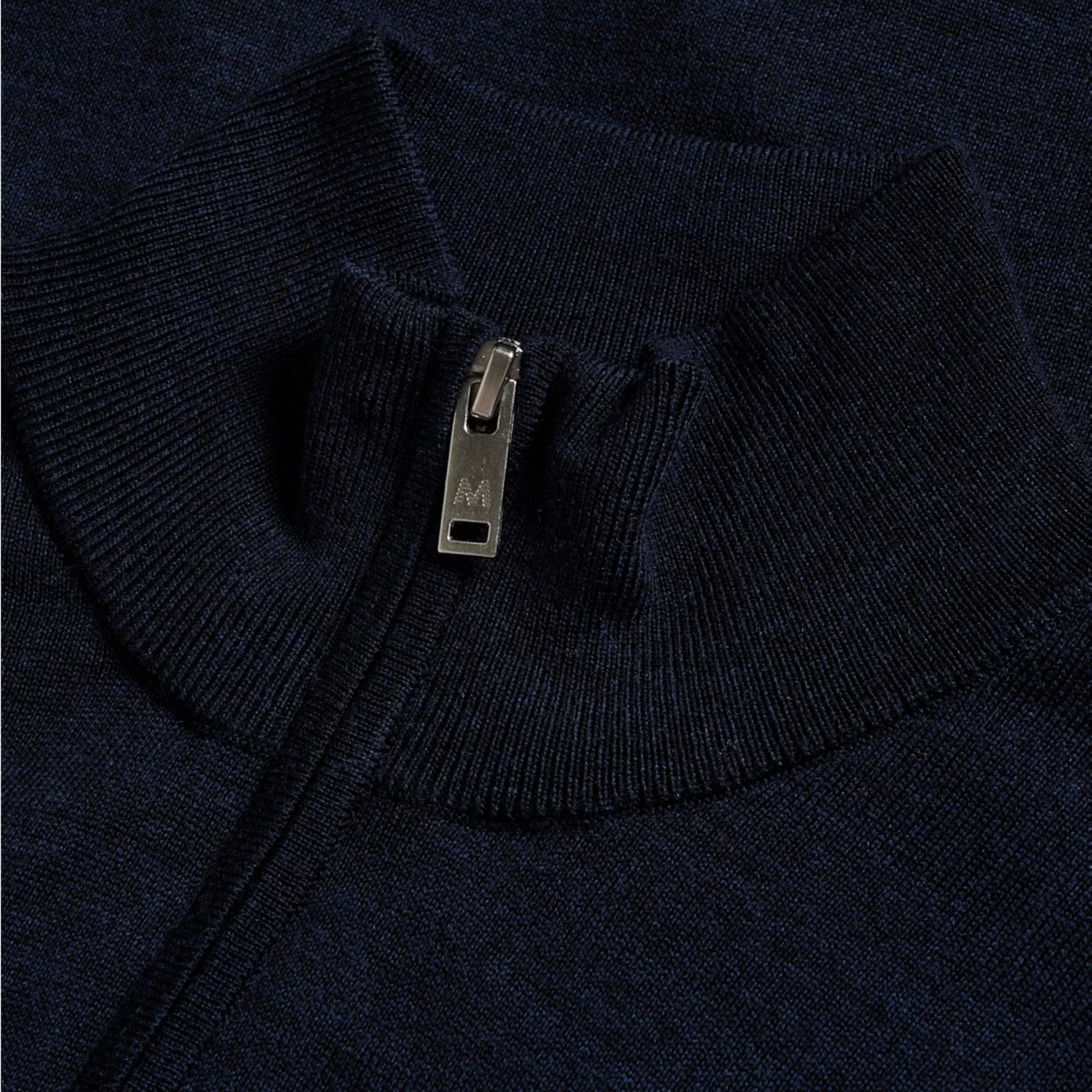 Matinique Mamason Merino Wool Half Zip Jumper - Dark Navy
