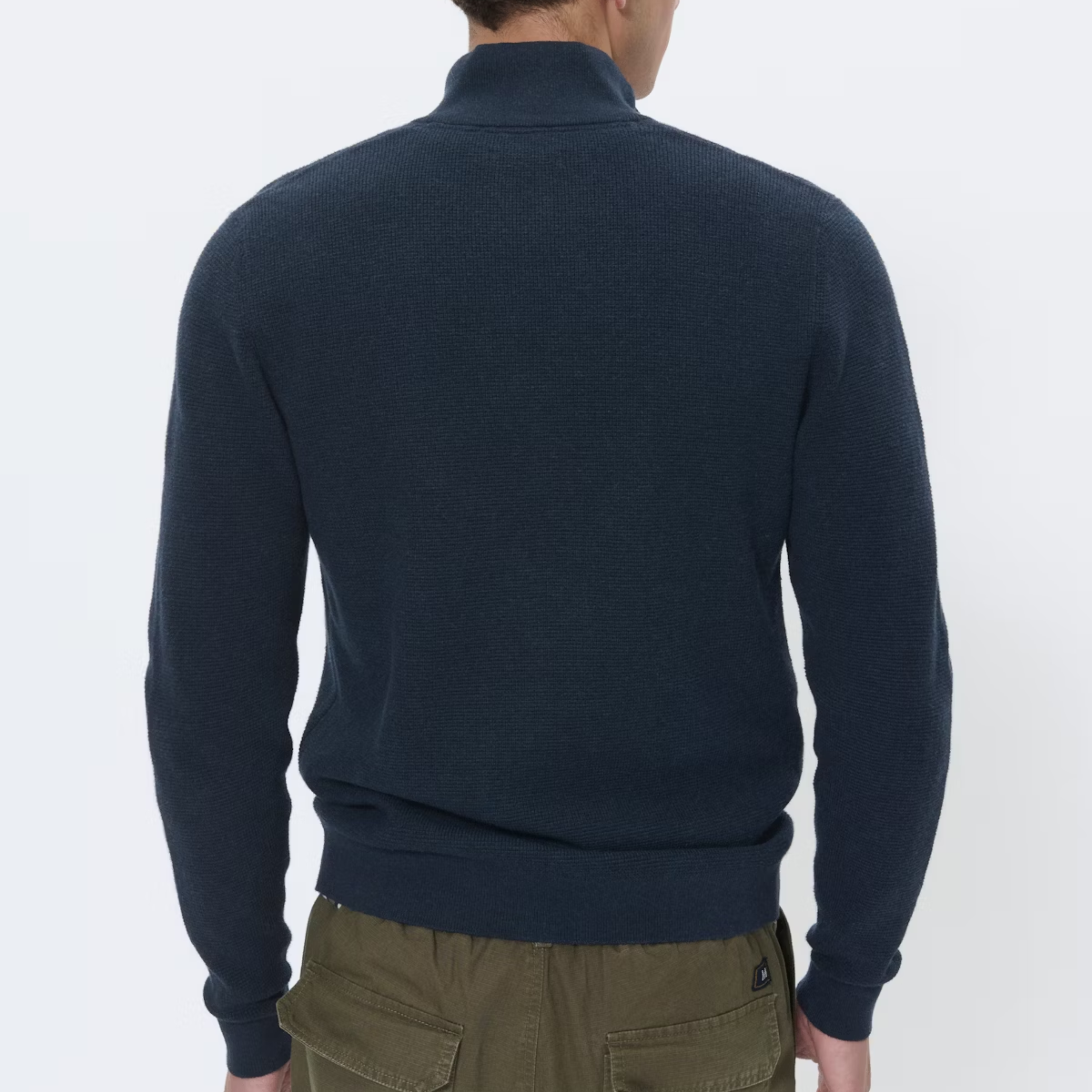 Matinique MAlagoon Knitted Half-Zip Pullover - Dark Navy