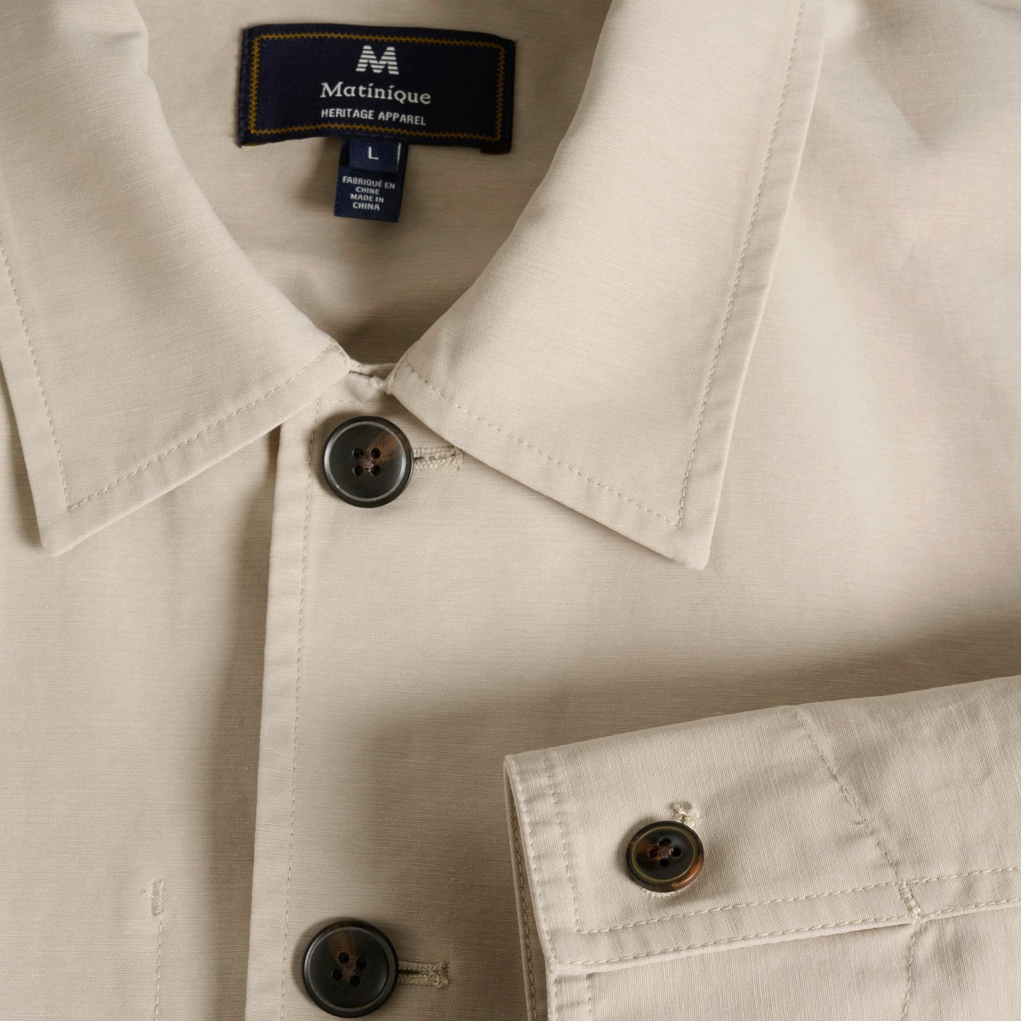 Matinique MAshay Heritage Overshirt - Plaza Taupe