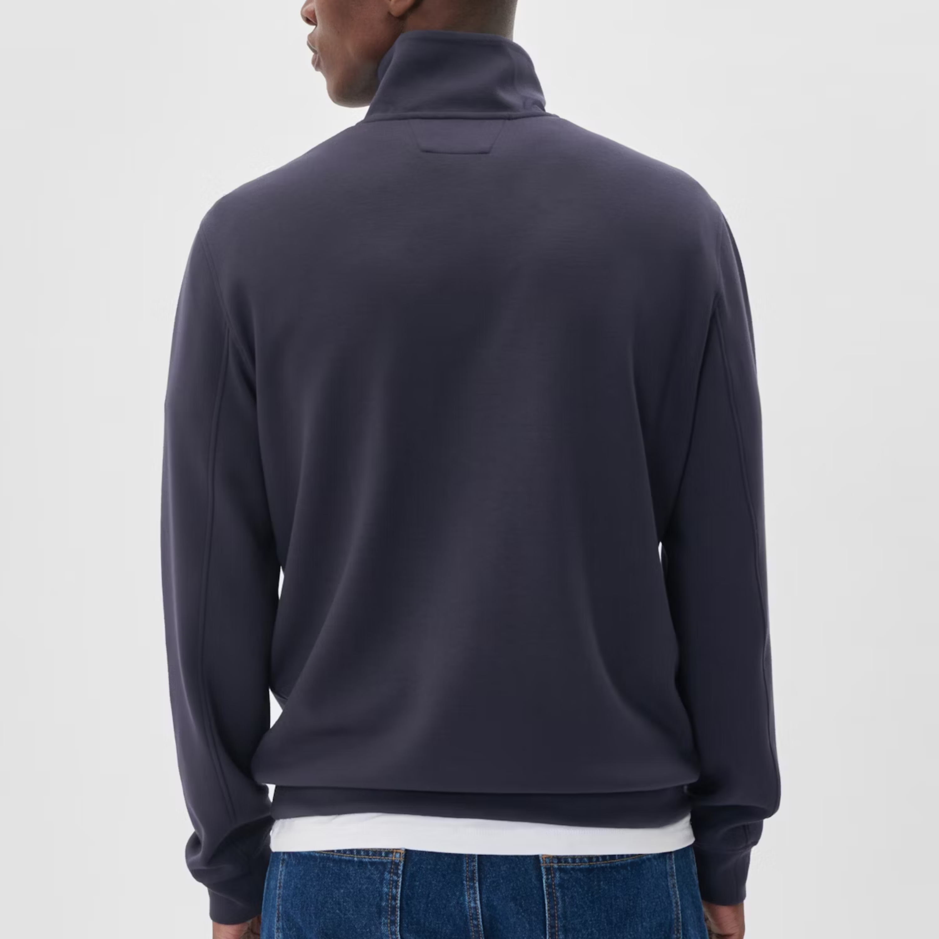 Matinique MAkade Half Zip Sweatshirt - Navy