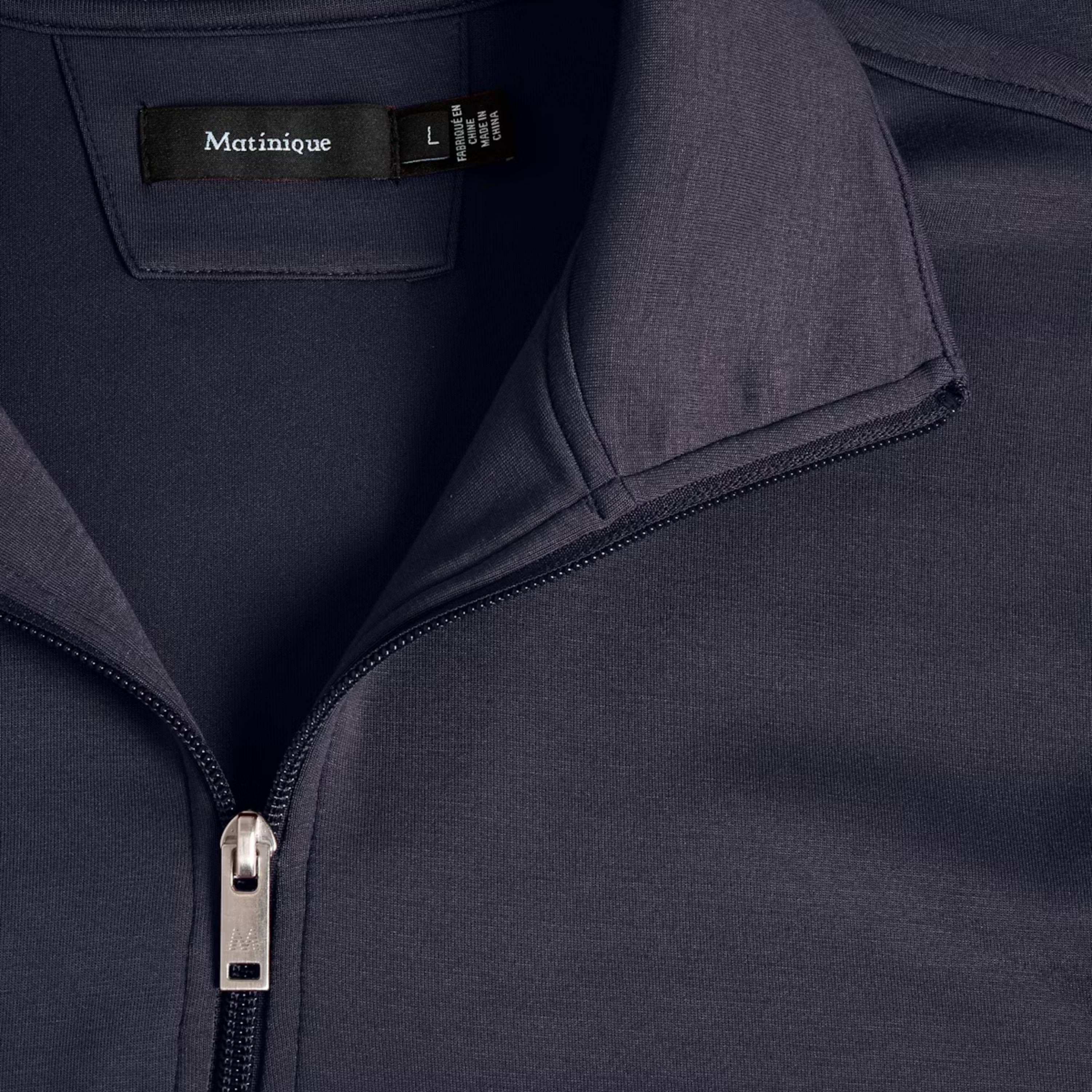 Matinique MAkade Half Zip Sweatshirt - Navy