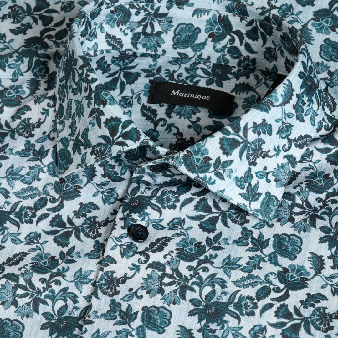 Matinique MAmarc Patterned Shirt - Blue