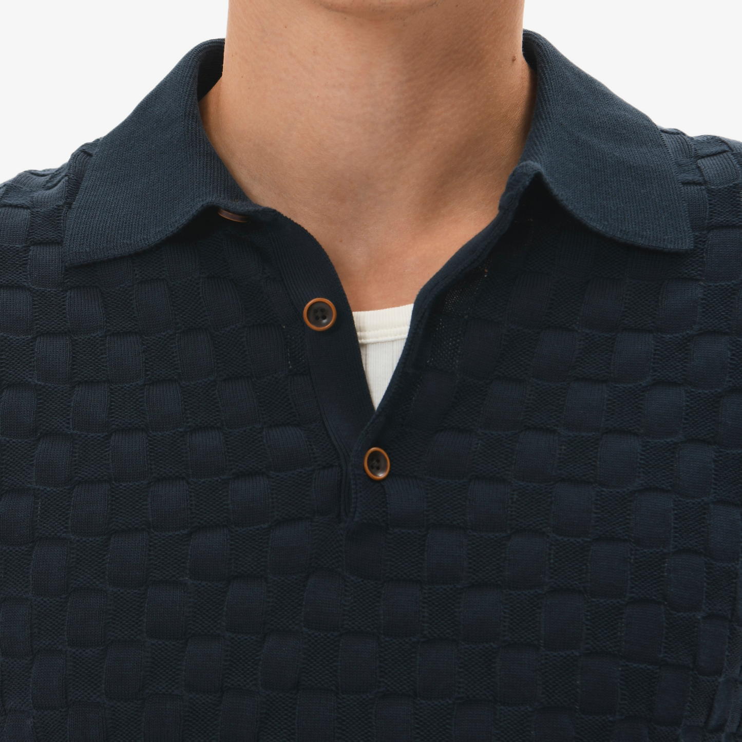 Matinique MApolo Heritage Knitted Polo - Dark Navy