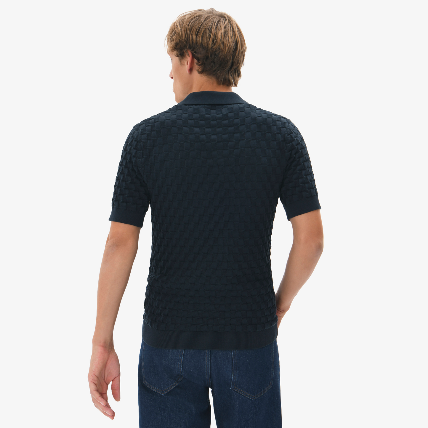 Matinique MApolo Heritage Knitted Polo - Dark Navy