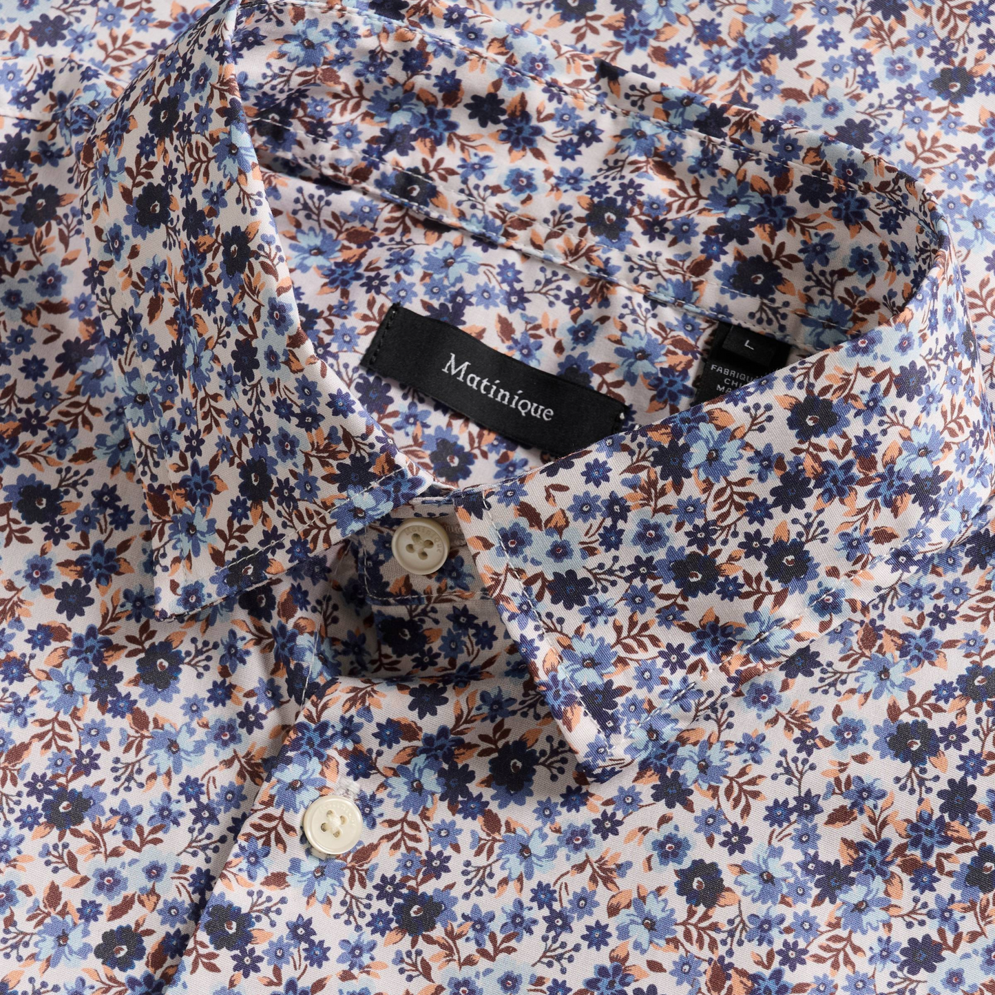 Matinique Matrostol Floral Print Short Sleeve Shirt - Pacific Coast