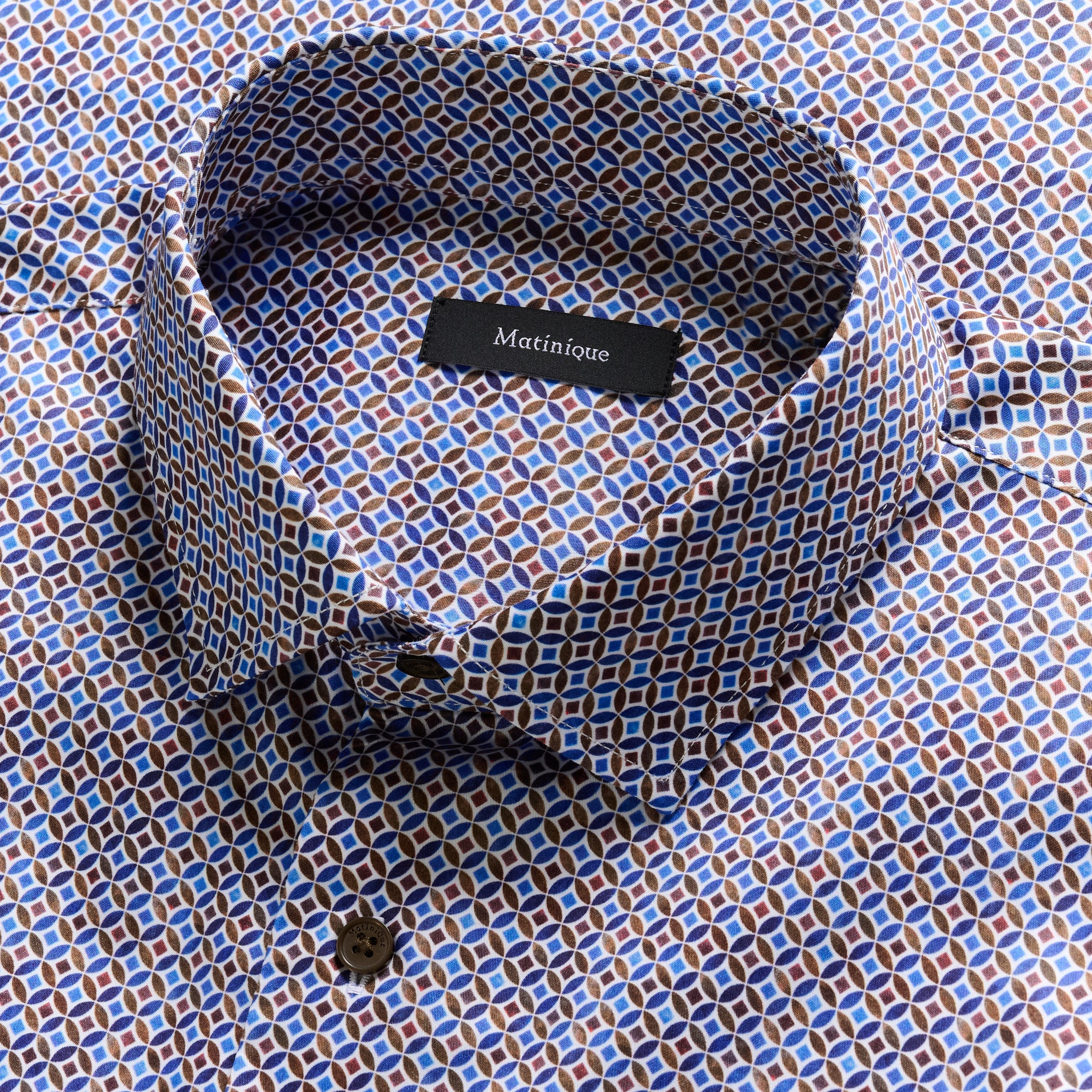 Matinique Matrostol Printed Shirt - Cowhide