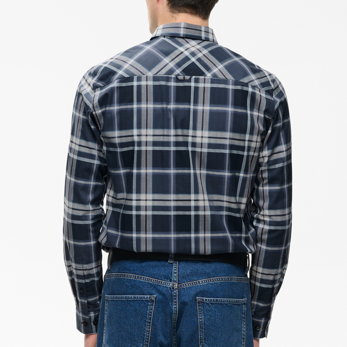 Matinique Matrostol Check Shirt - Dark Navy