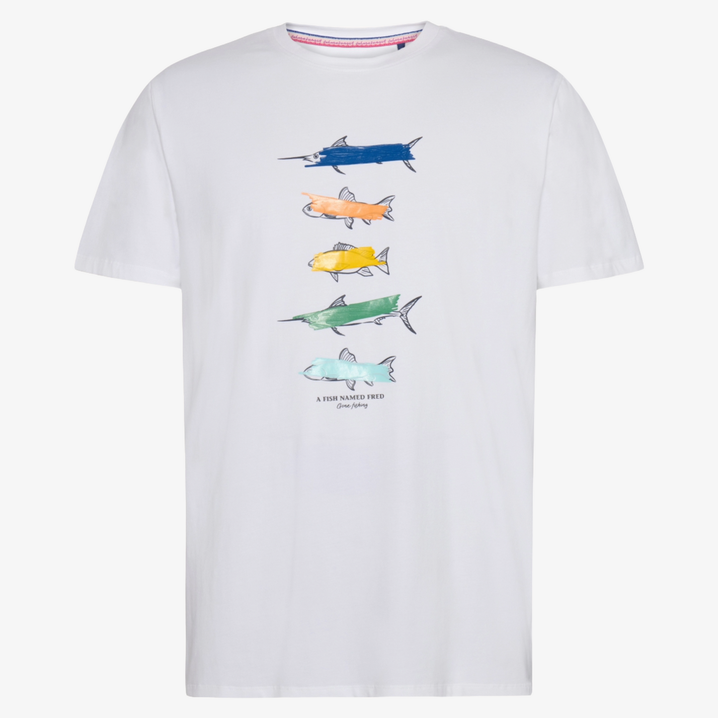 A Fish Named Fred Graphic T Shirt - Off White