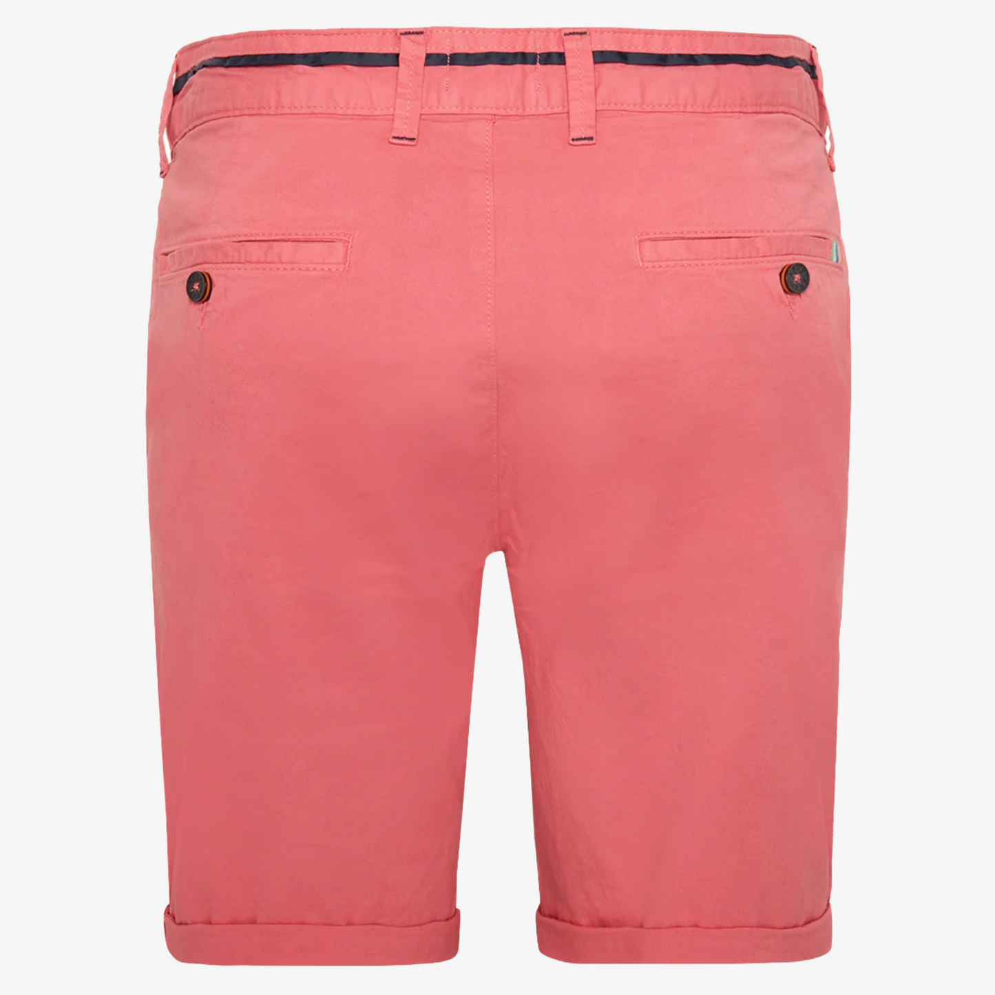 A Fish Named Fred Garment Dye Bermuda Shorts - Bright Pink