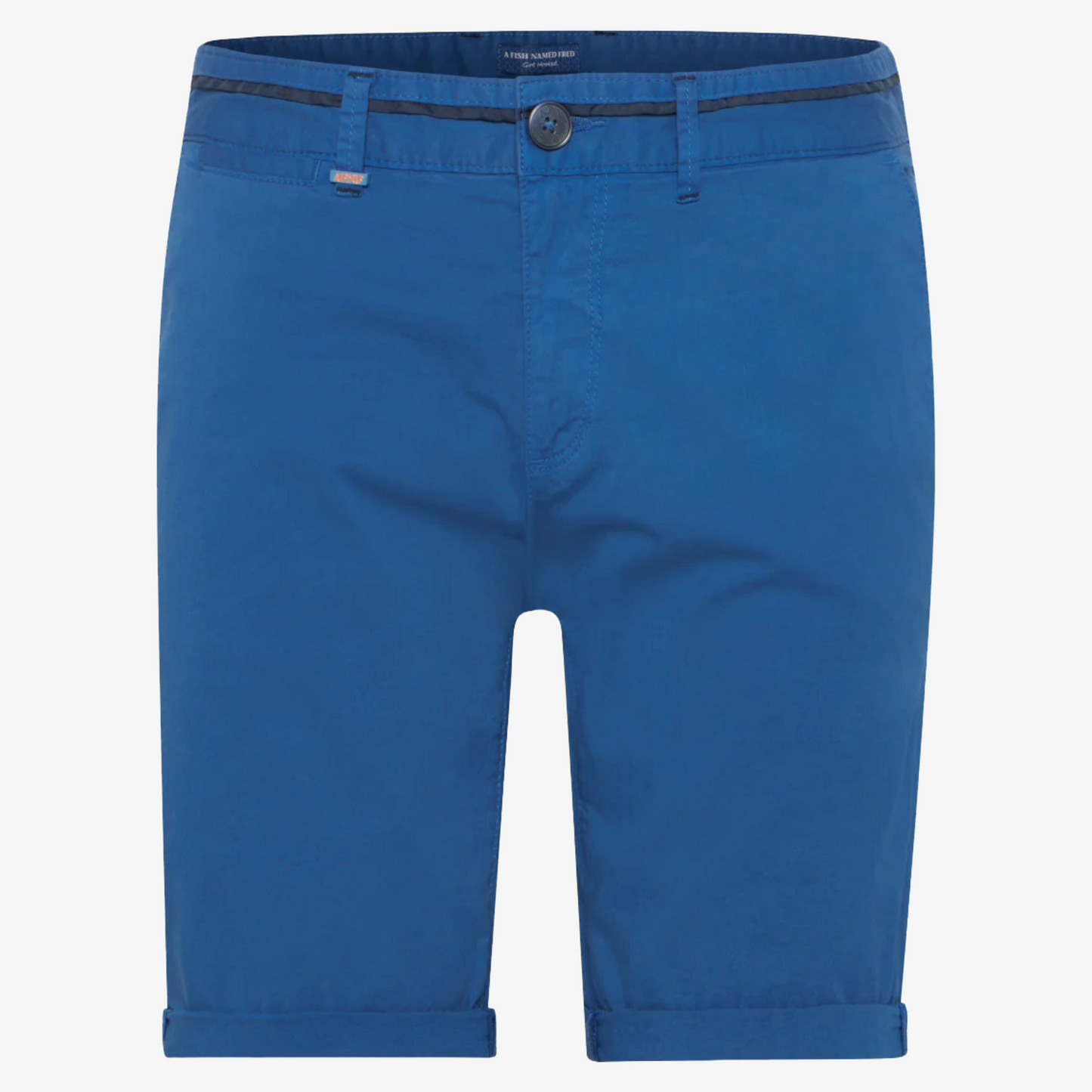 A Fish Named Fred Garment Dye Bermuda Shorts - Cobalt Blue