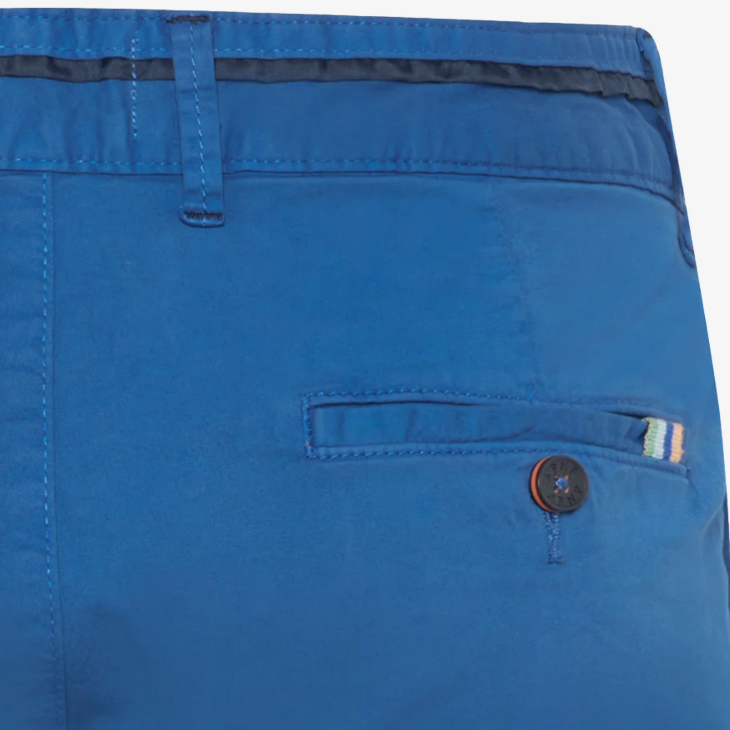 A Fish Named Fred Garment Dye Bermuda Shorts - Cobalt Blue