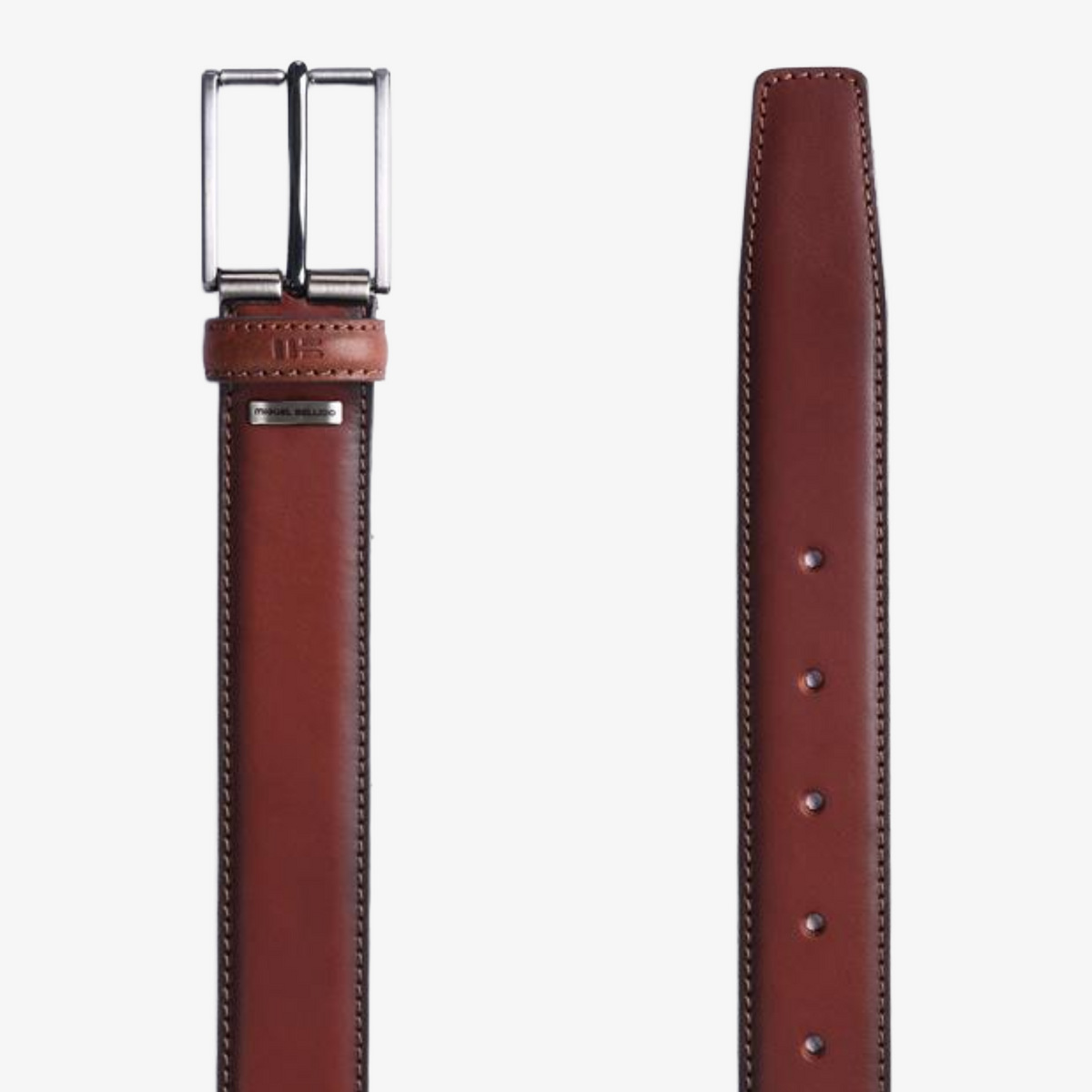 Miguel Bellido 32mm Leather Belt - Brown