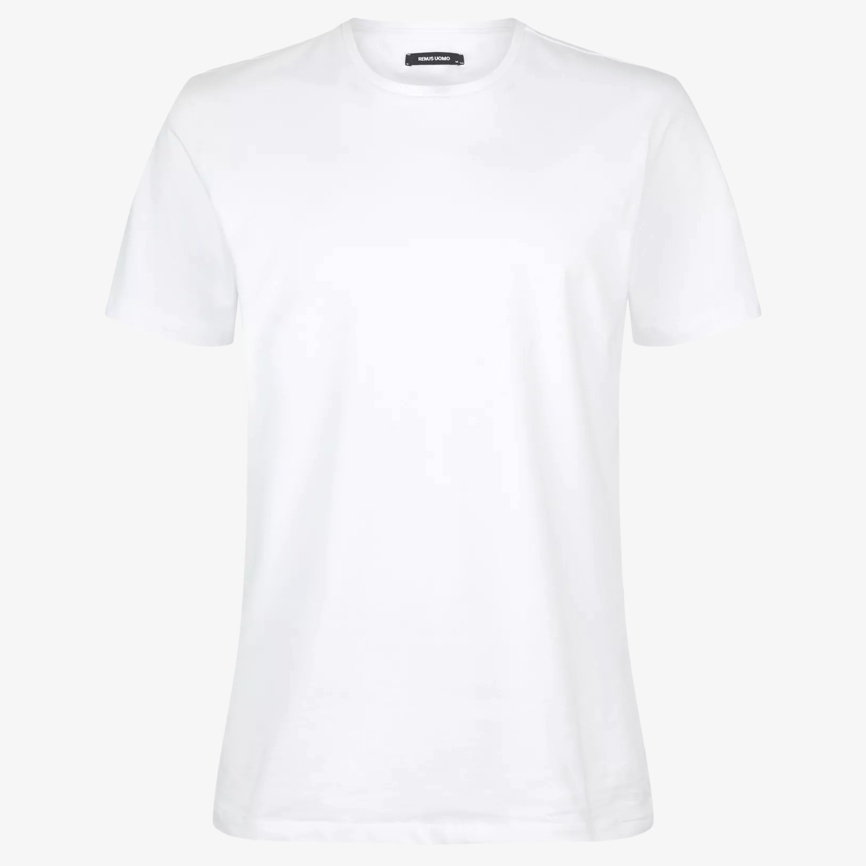 Remus Tapered Fit Cotton-Stretch T Shirt - White