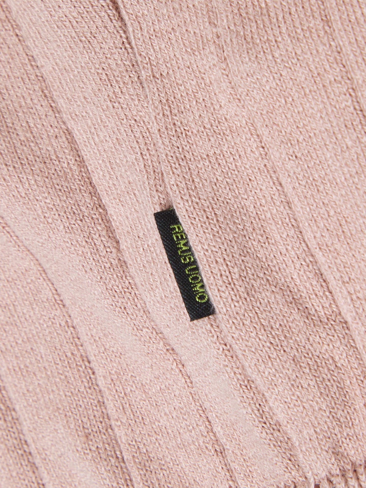 Remus Uomo Short Sleeve Knitted Polo Shirt - Pink