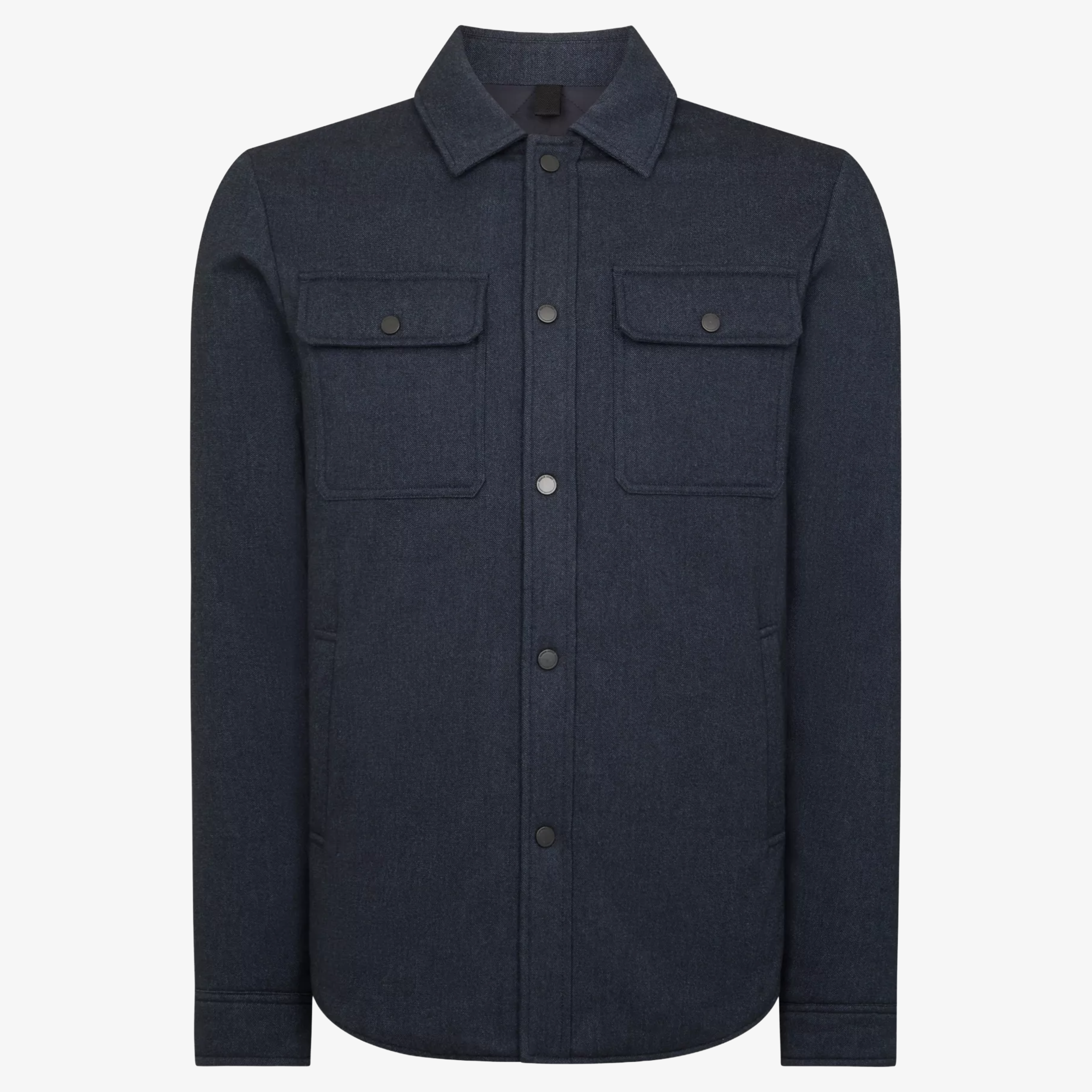 Remus Regular Fit Quilted Overshirt - Navy