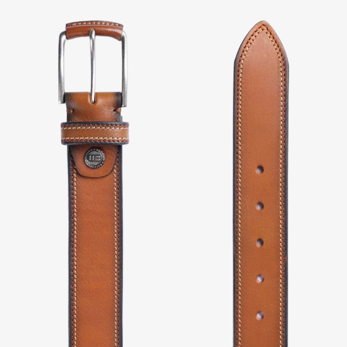 Miguel Bellido 40mm Leather Jeans Belt - Brown