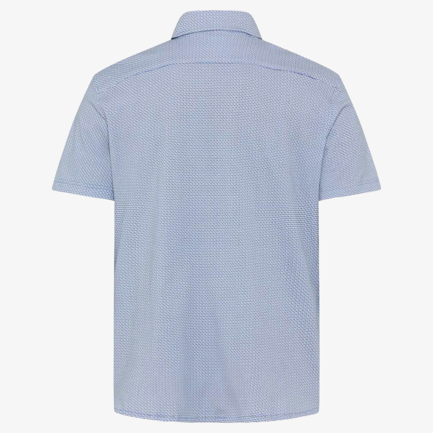 Brax Dan Printed Short Sleeve Shirt - Sky