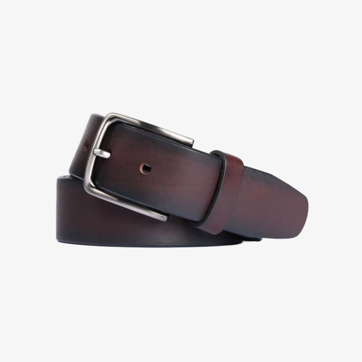 Miguel Bellido 40mm Leather Belt - Dark Brown