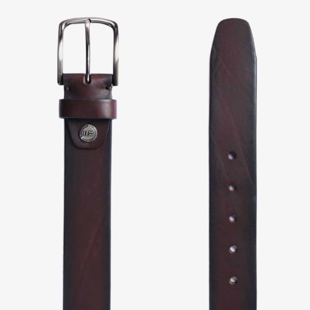 Miguel Bellido 40mm Leather Belt - Dark Brown