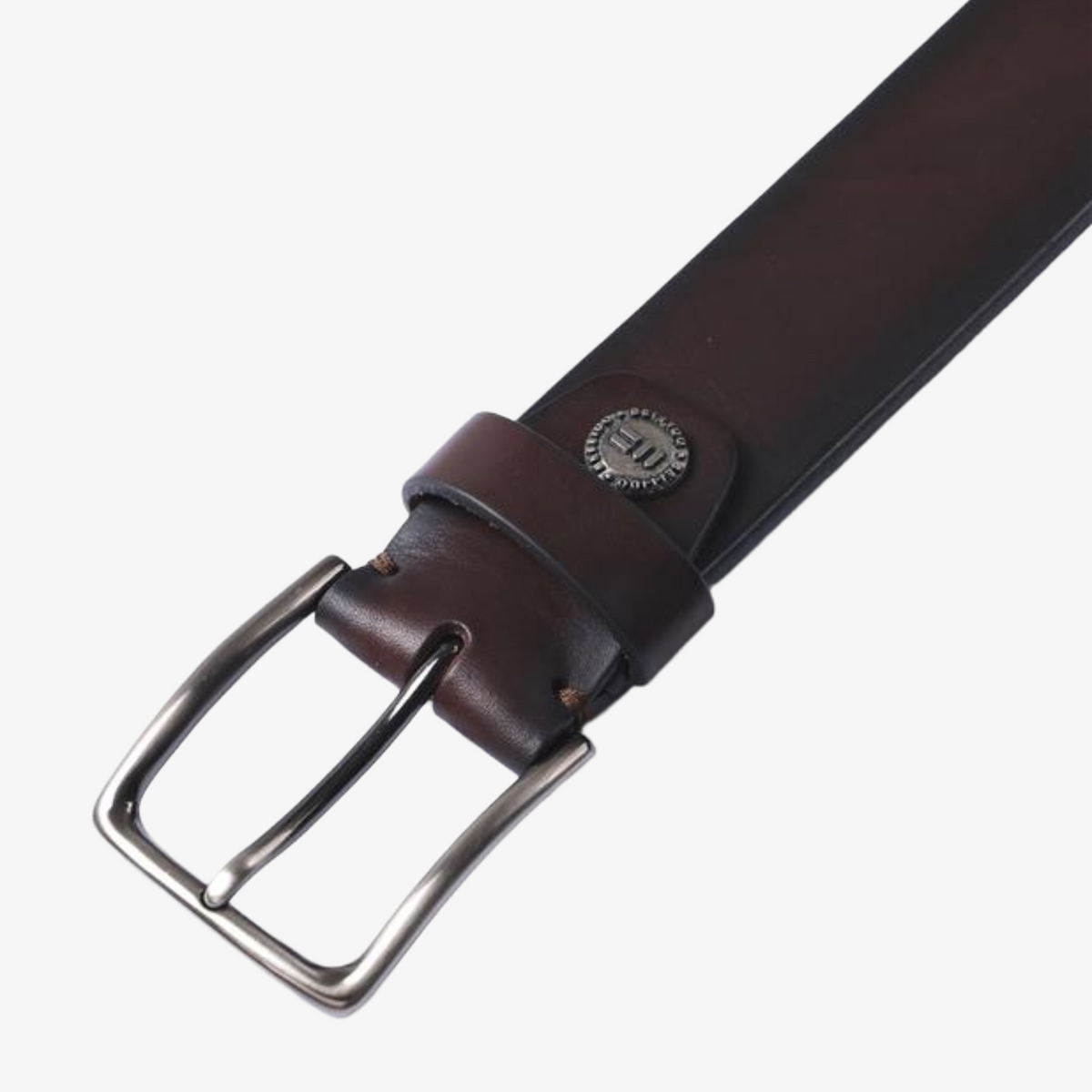 Miguel Bellido 40mm Leather Belt - Dark Brown