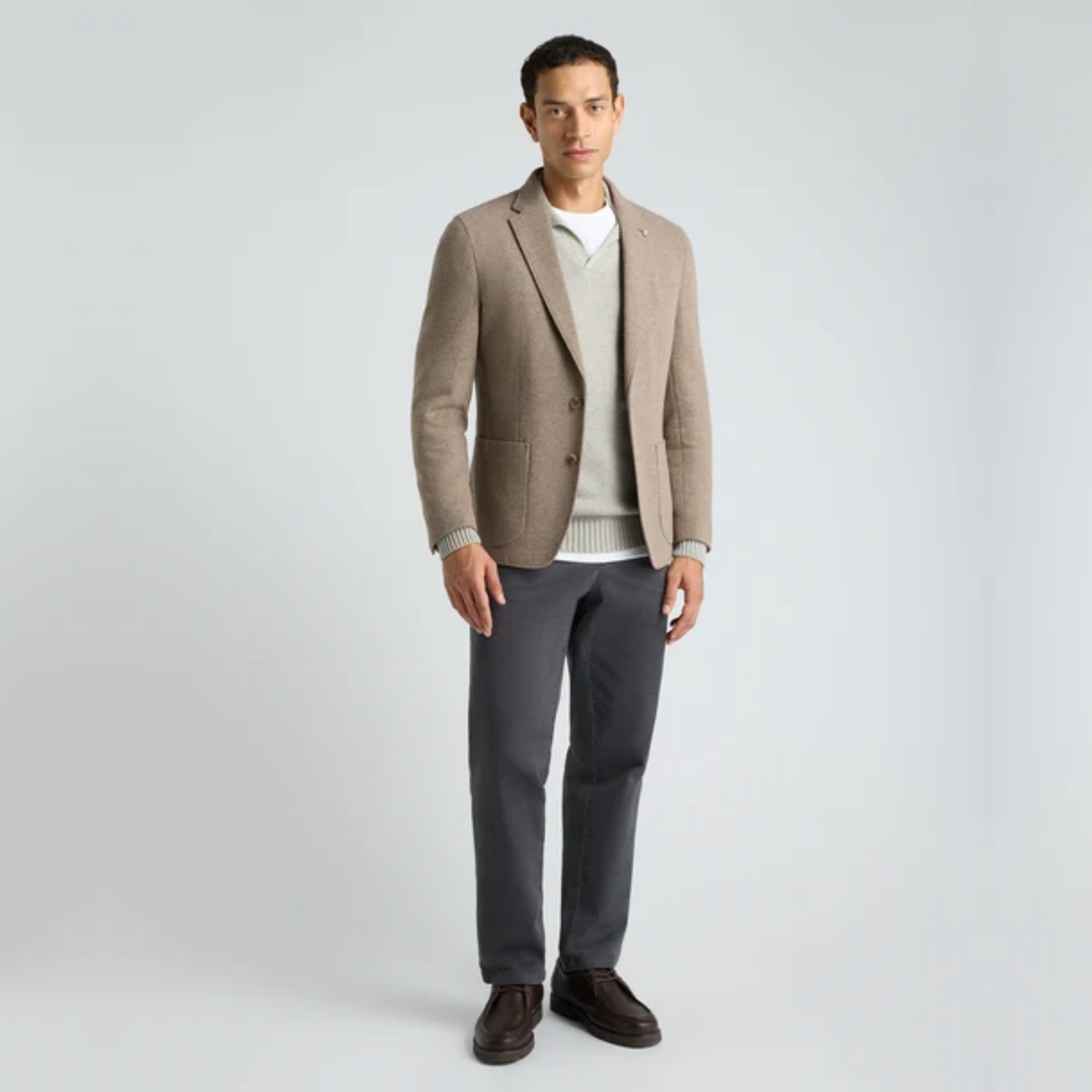 Remus Antoni Wool Blend Jacket - Beige