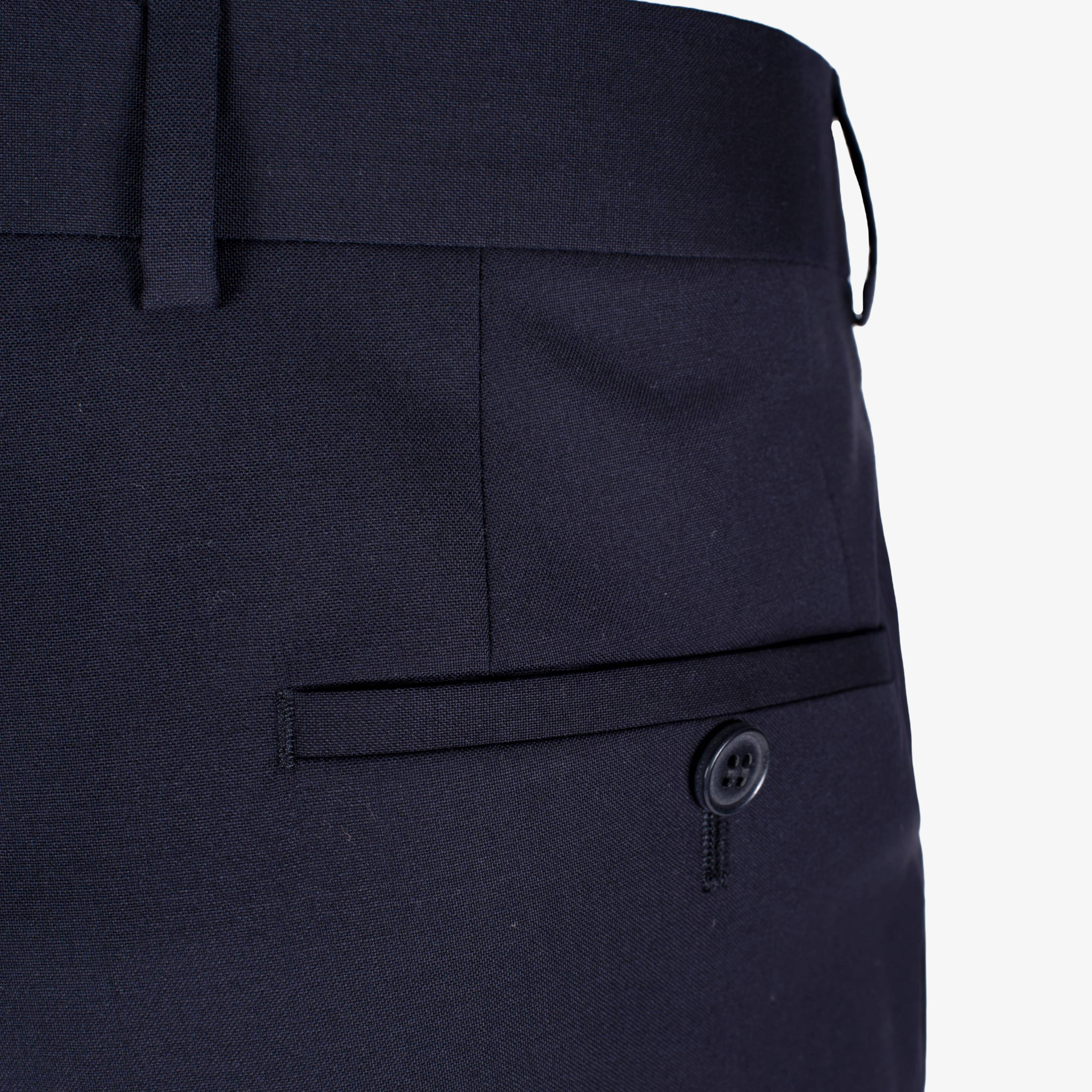 Roy Robson Regular Fit Freestyle Suit Trousers - Navy