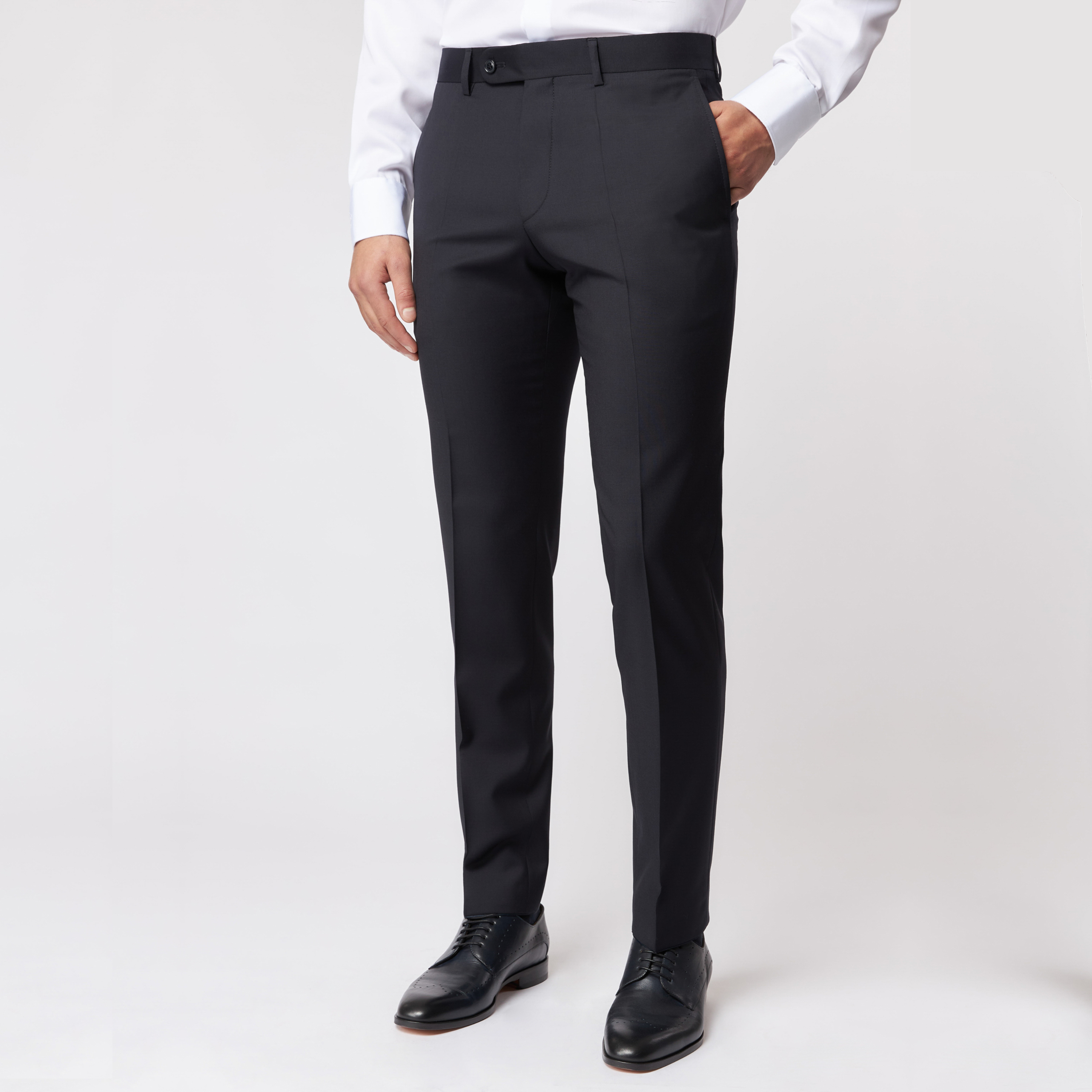 Roy Robson Regular Fit Freestyle Suit Trousers - Navy
