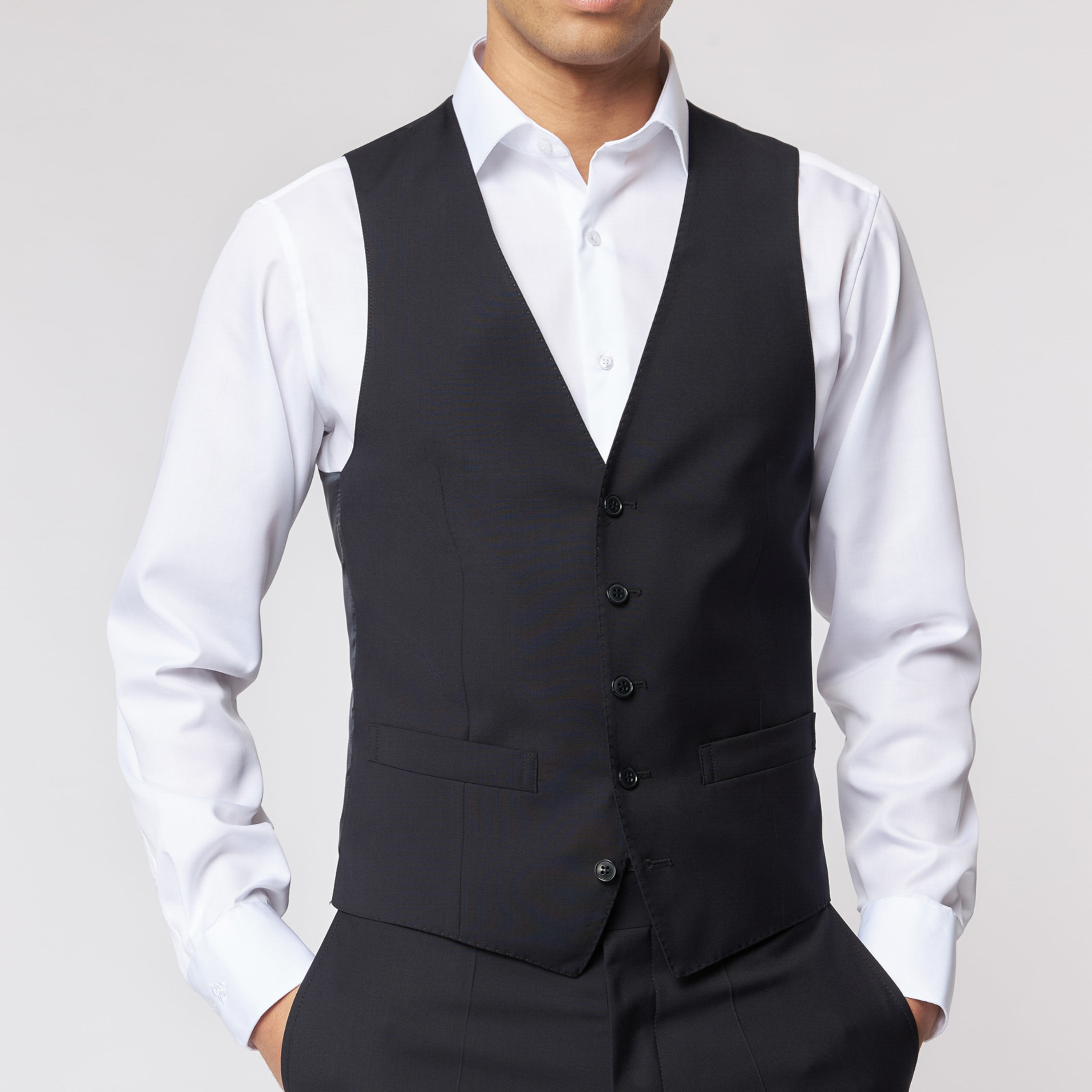 Roy Robson Regular Fit Freestyle Suit Waistcoat - Navy