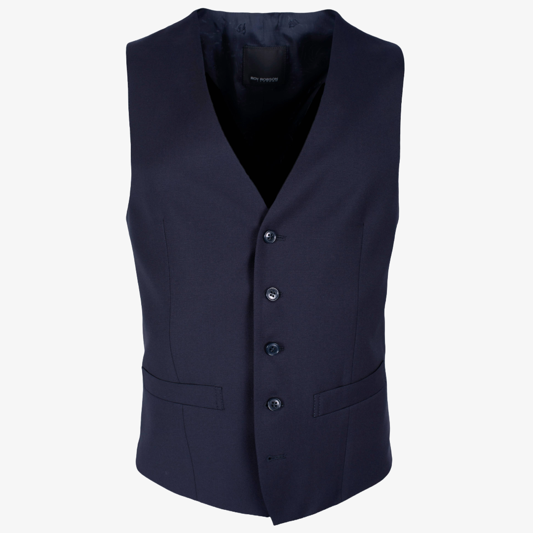 Roy Robson Regular Fit Freestyle Suit Waistcoat - Navy