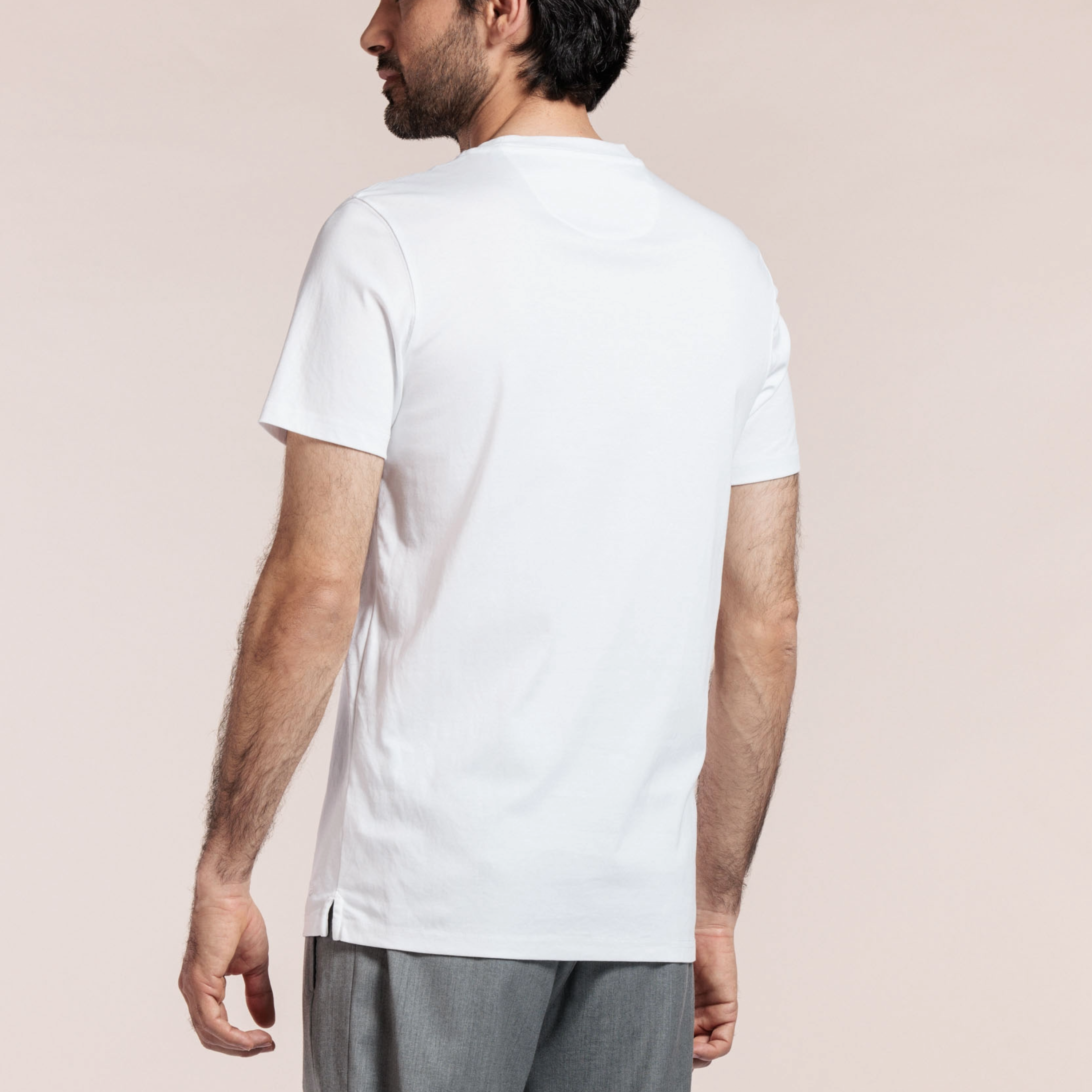 Thomas Maine Liquid Cotton T Shirt - White