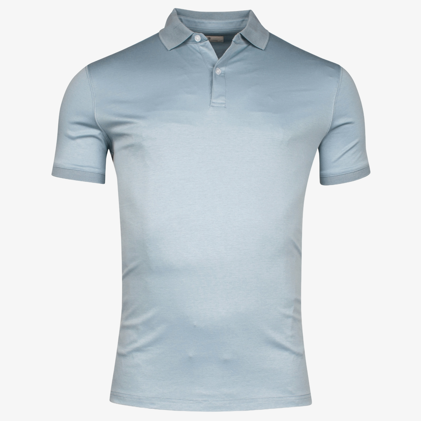Thomas Maine Liquid Cotton Polo Shirt - Blue