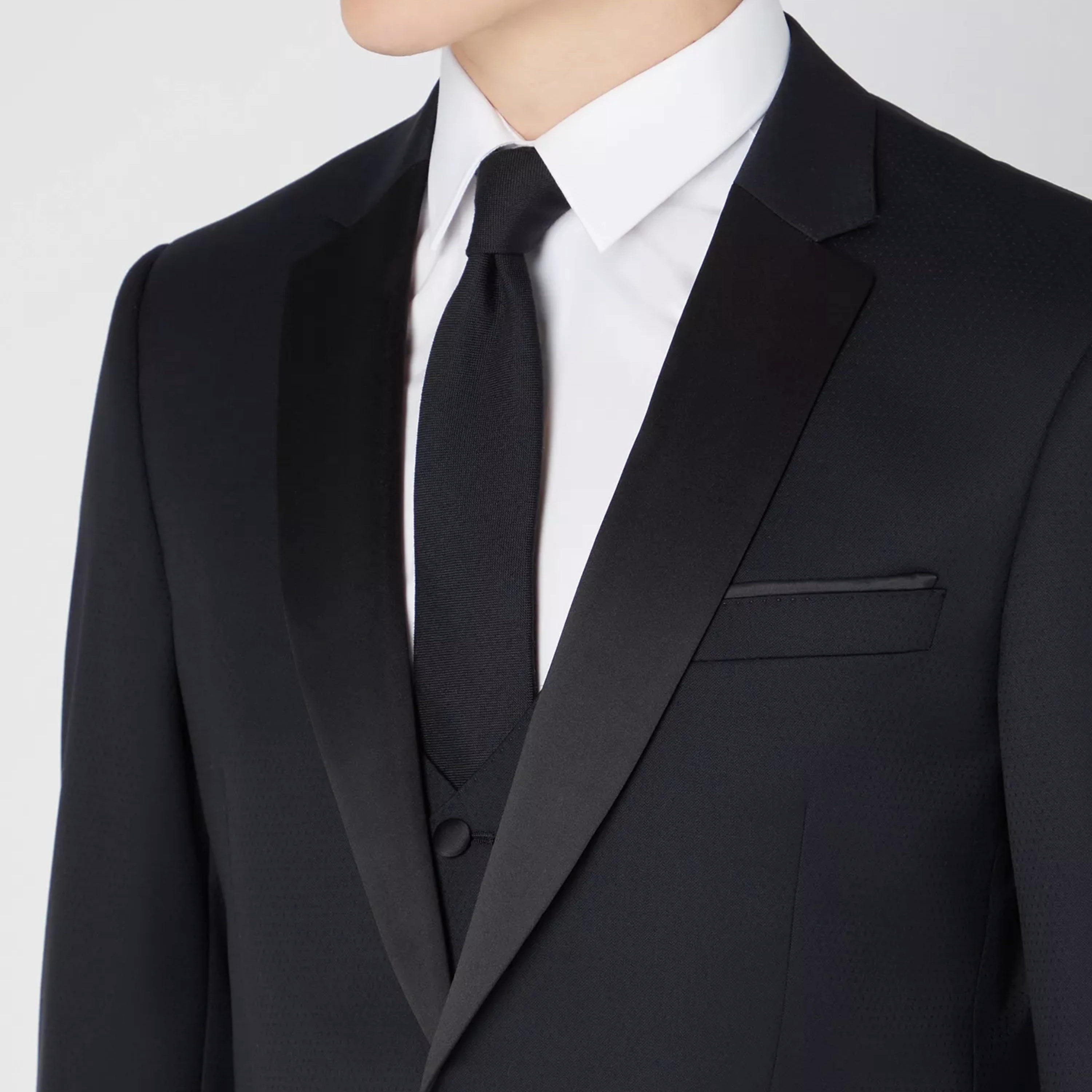 Remus Uomo Paco Tapered Wool-Rich Mix & Match Suit Jacket - Black