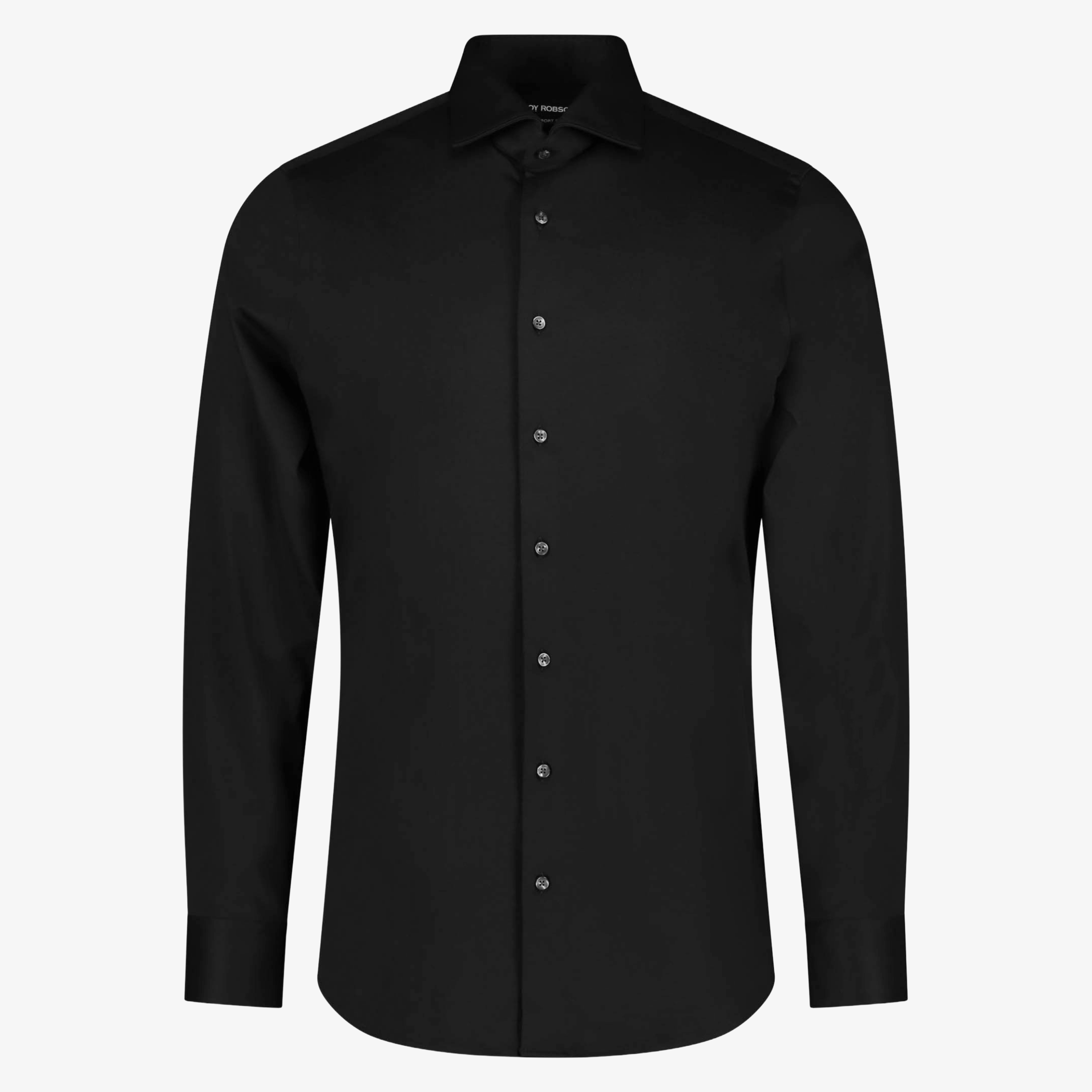 Roy Robson Jersey Shirt - Black