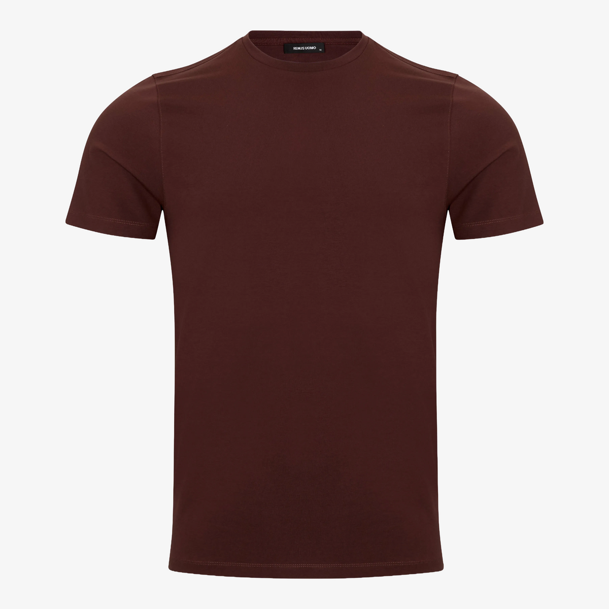 Remus Tapered Fit Cotton-Stretch T-Shirt - Wine