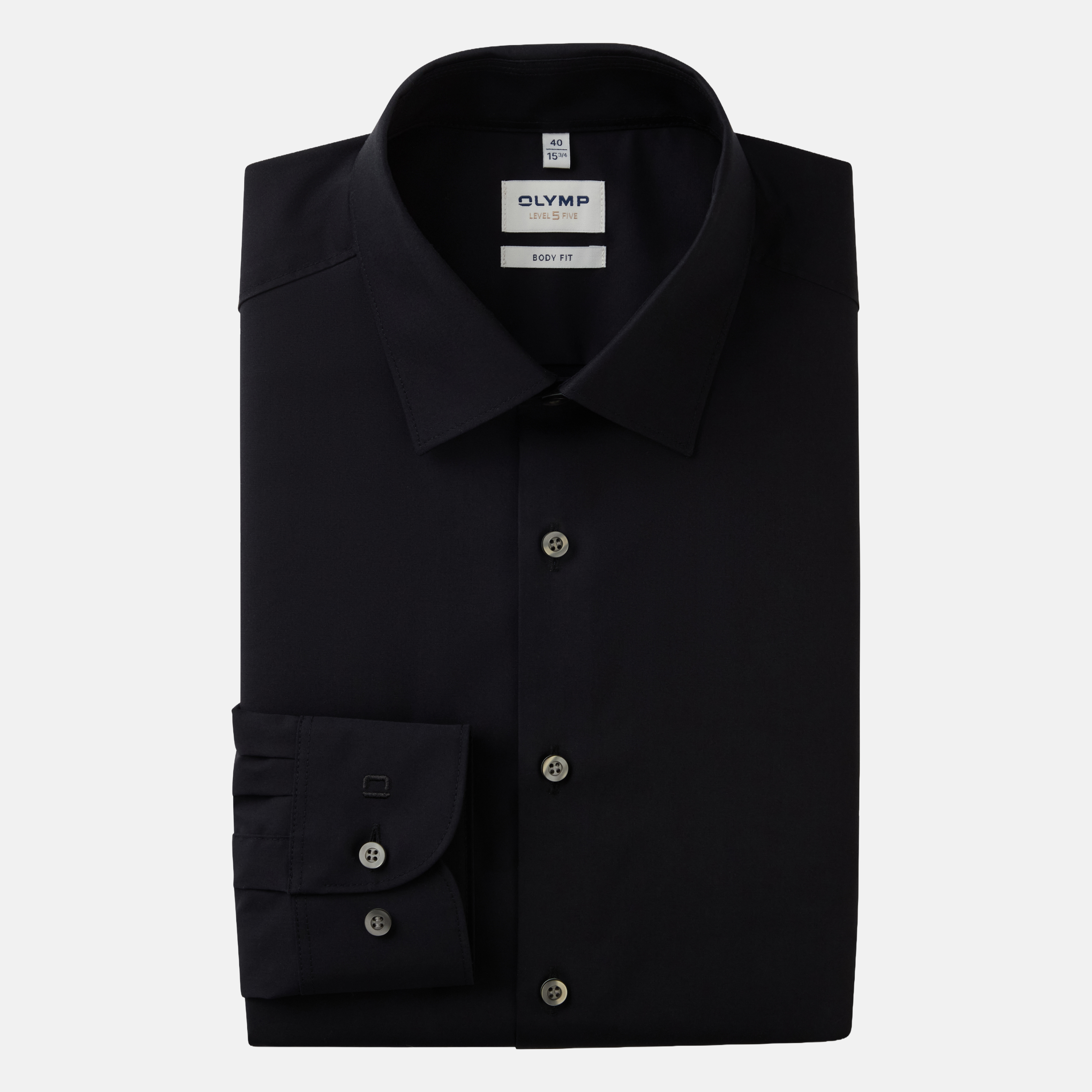 Olymp Level 5 Slim Fit Shirt - Black